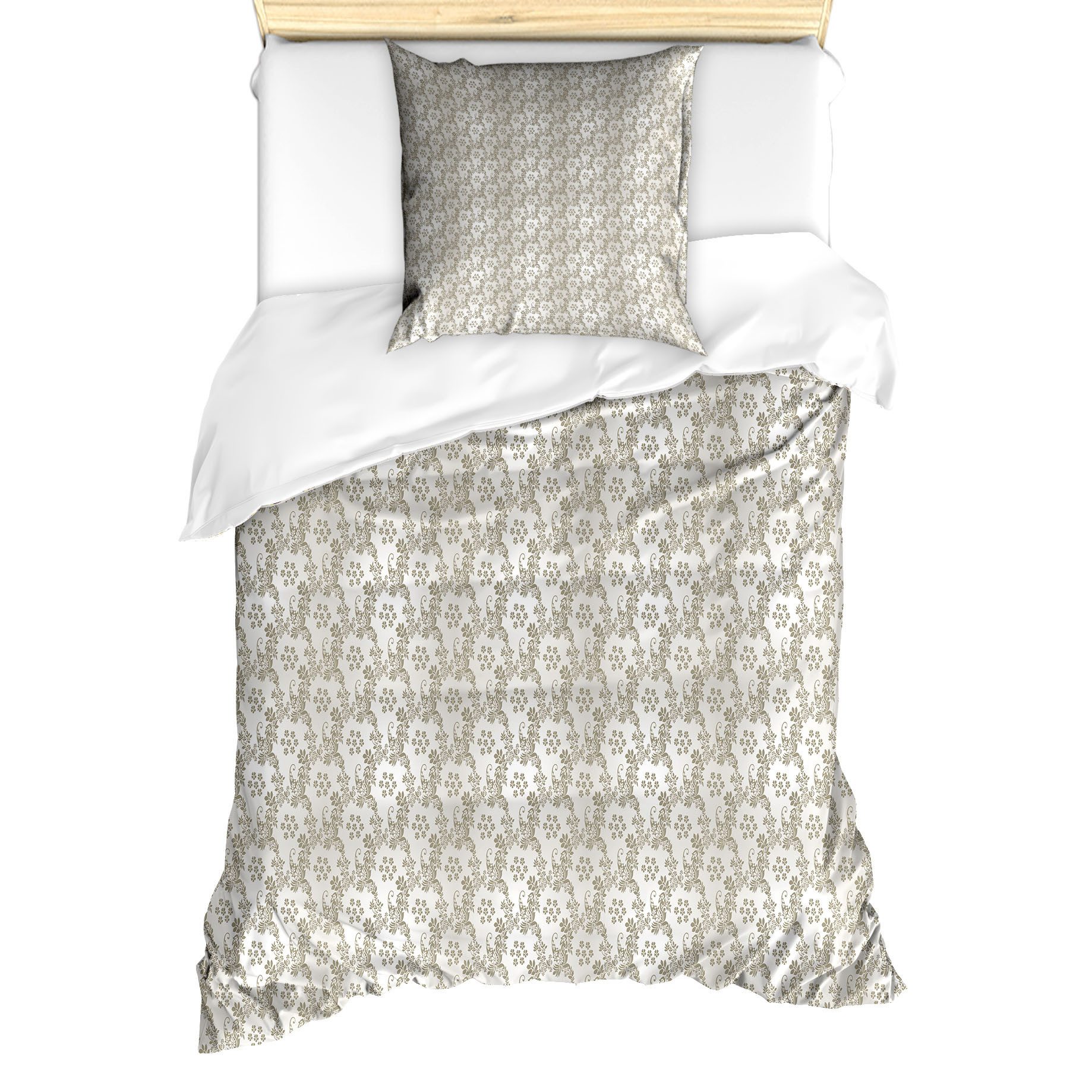 Abakuhaus Bettwäsche Milbensicher Allergiker geeignet mit Kissenbezug, Microfaser, Jahrgang Antike Kunstwerk Muster