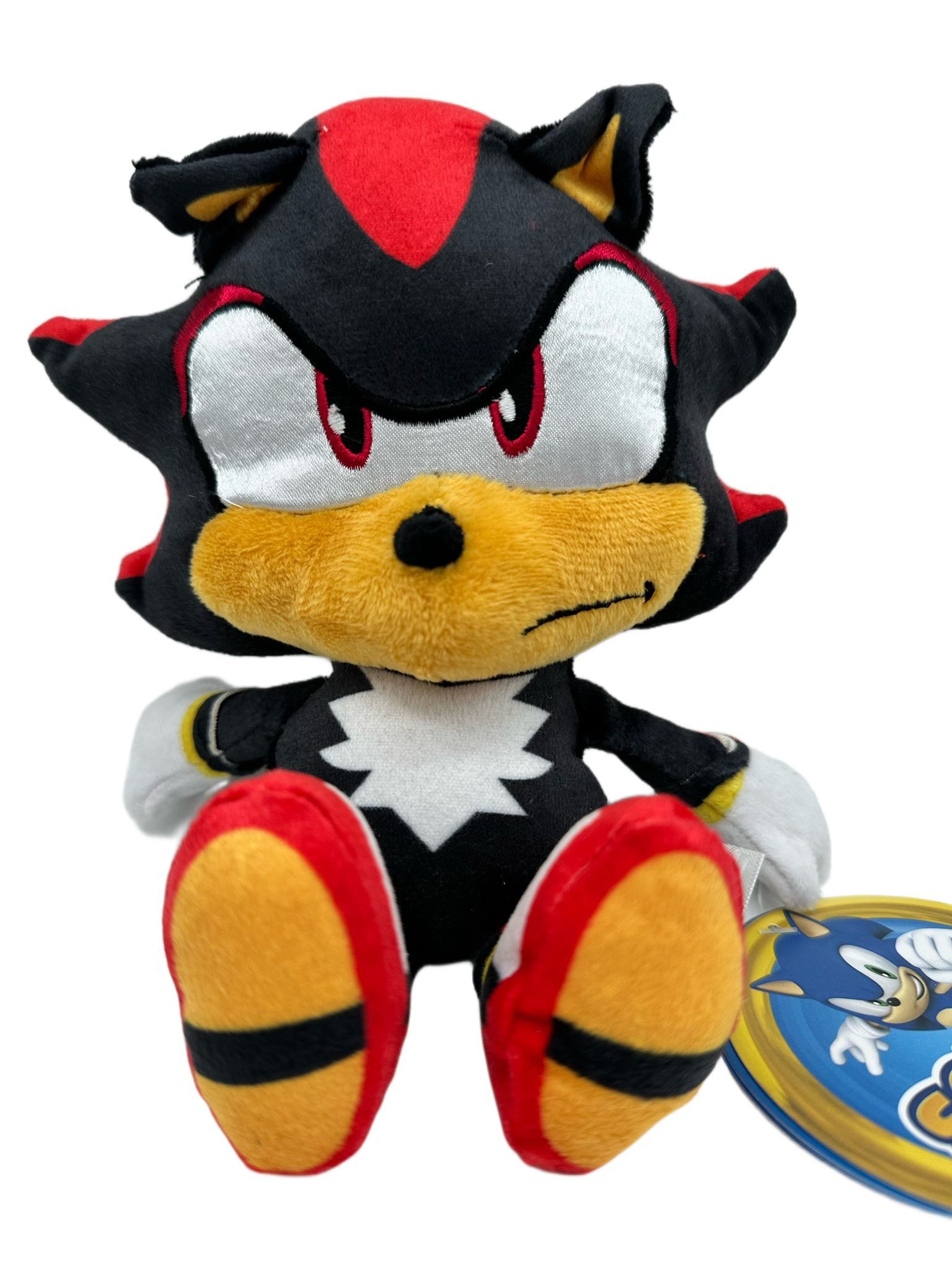 Play by Play Kuscheltier Sonic The Hedgehog perfekt Geschenkidee für Jungen&Mädchen schwarz (Spar Set, 1-St., Geschenk-Set), Weiches SEGA Sonic Plüschtier 22 cm, kuschelig und hochwertig