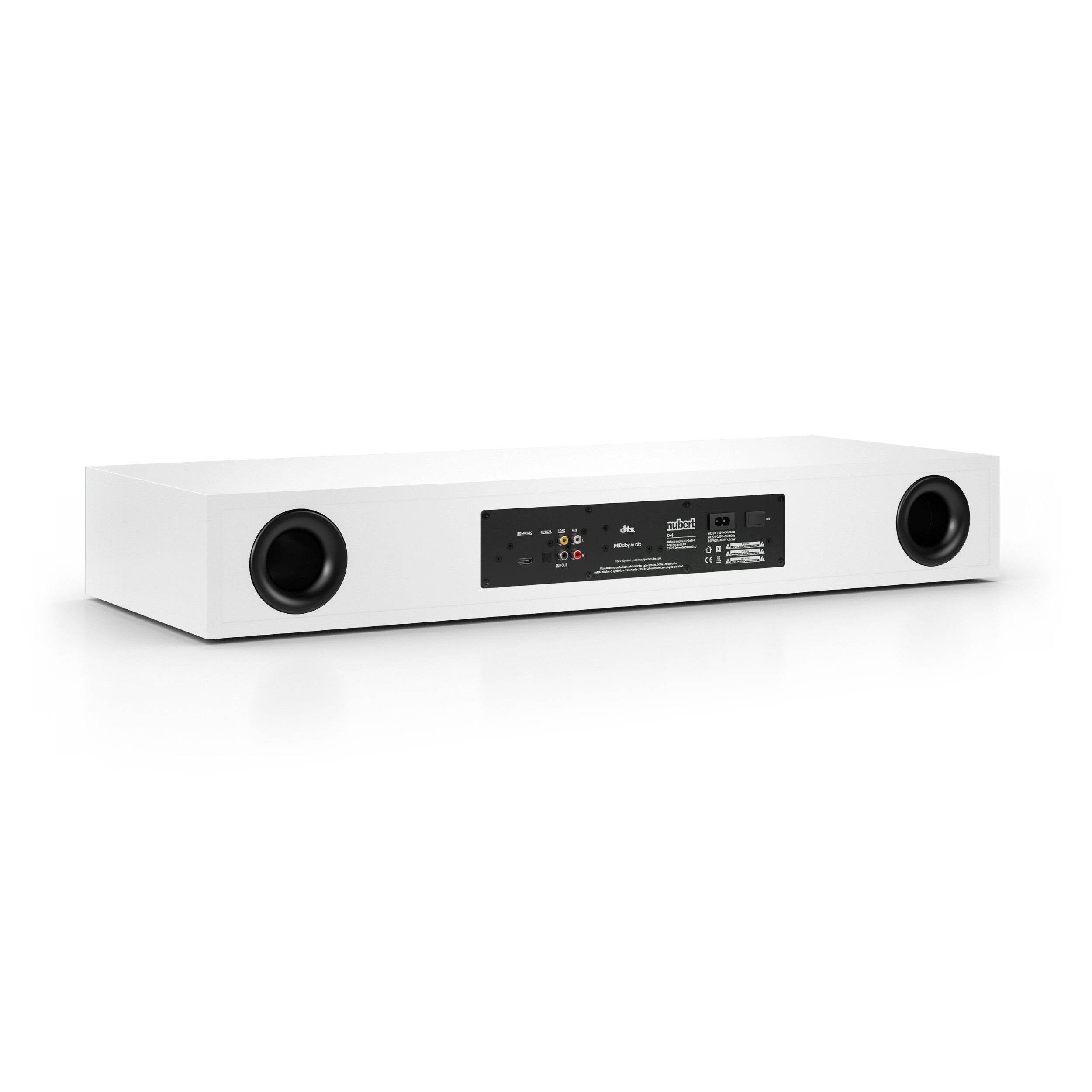 Nubert nuBoxx AS-425 max Soundbar 2.0 (Bluetooth, 160 W, Aktive Soundbar, 2x2-Wege, 160 W Dauerleistung, Voice)