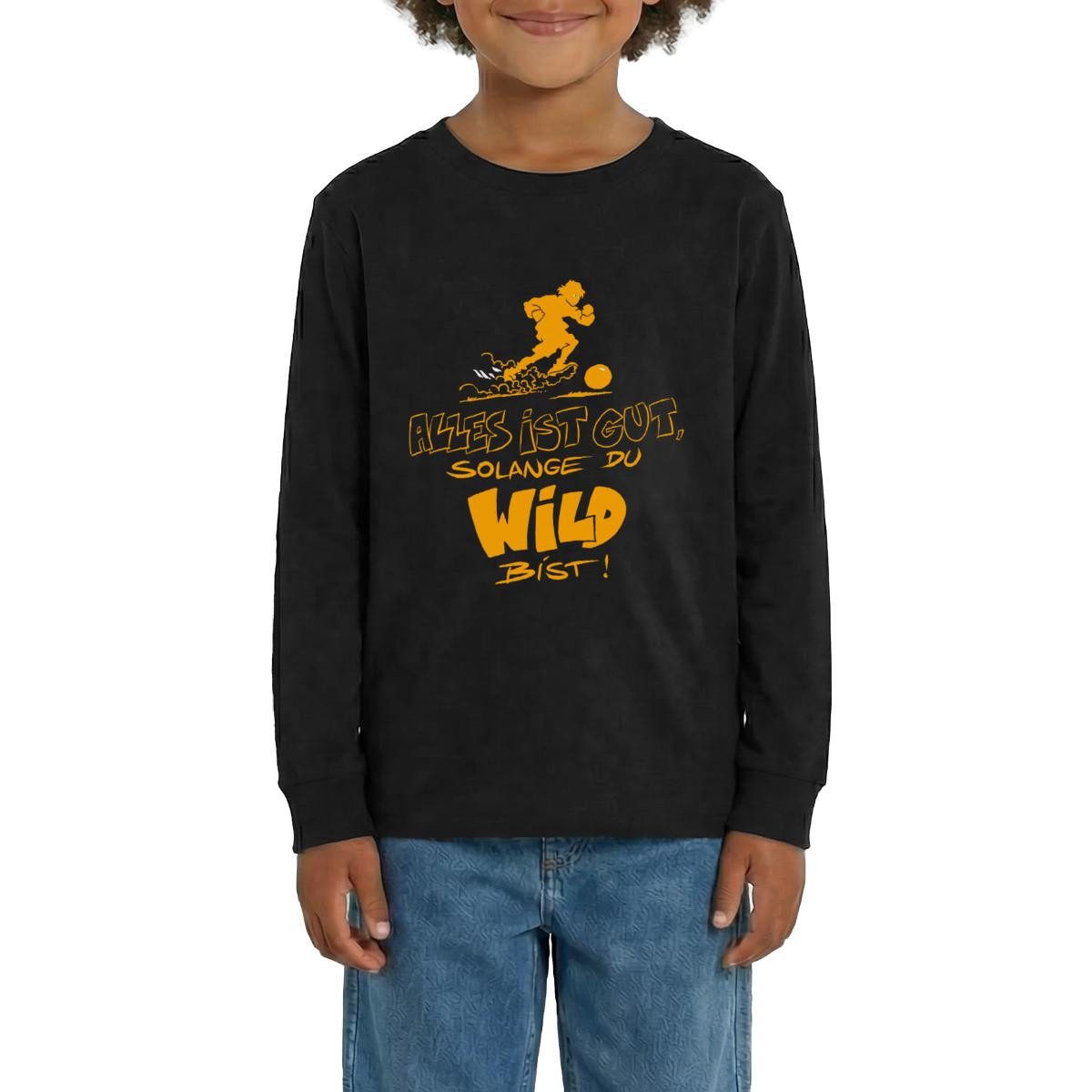 T-Shirt Die Wilden Kerle Spruch Motto Teenager Premium Langarmshirt