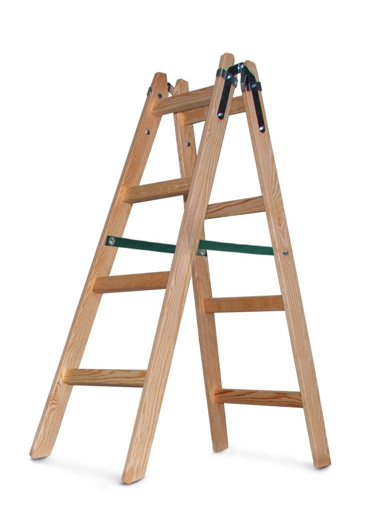 VaGo-Tools Vielzweckleiter VaGo Holzleiter Leiter Trittleiter 2x4 Stufen (Stück) | Leitern