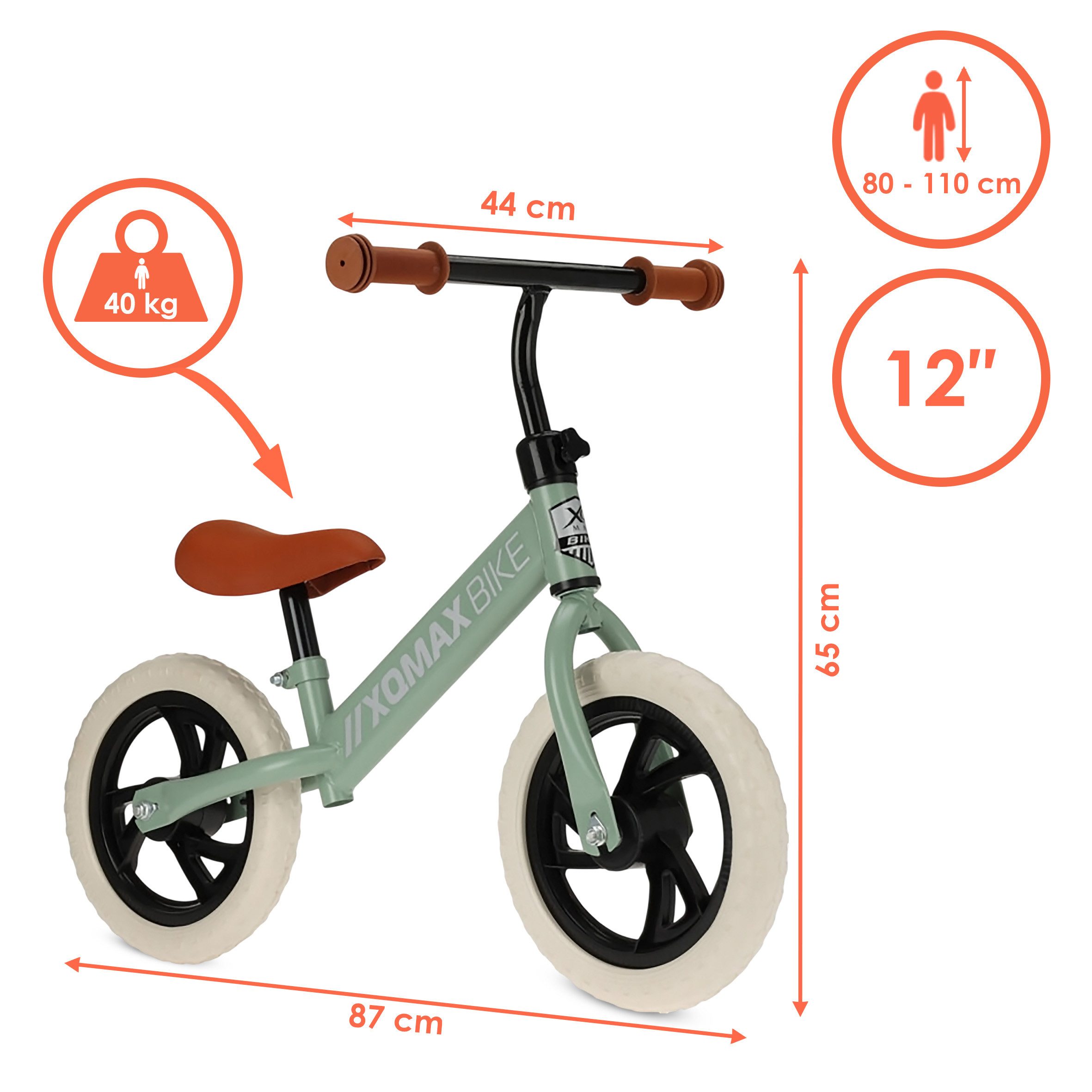 Spetebo Laufrad Kinder Laufrad ab 1 Jahr höhenverstellbar 12 Zoll, Lauflern günstig online kaufen