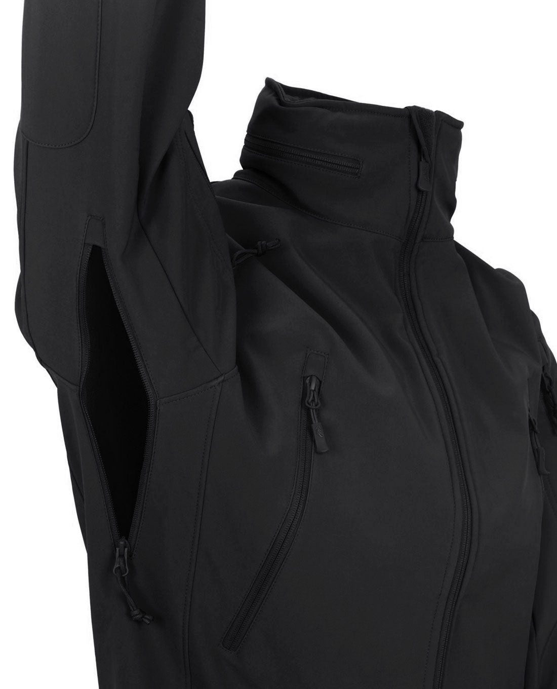 Helikon-Tex Windbreaker GUNFIGHTER Jacket - Shark Skin Windblocker - Black – Bild 5 von 5