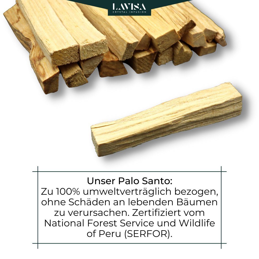 Heiliges Santo, Holz Räucherstäbchen-Halter Palo LAVISA