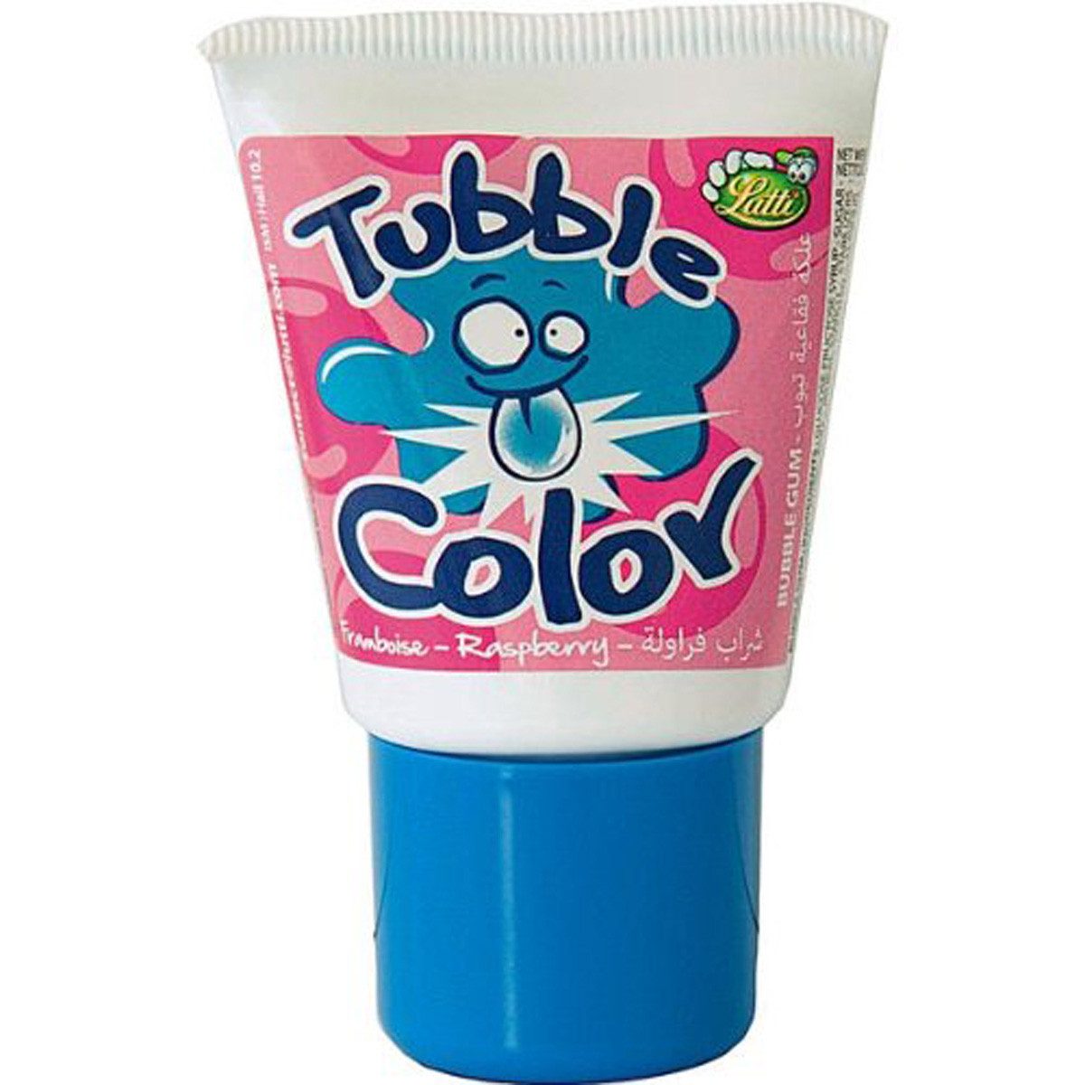 BIP Holland B.V. Süßigkeit, Tubble Gum Tutti Frutti Kaugummi Tube mit Himbeer Geschmack 35g