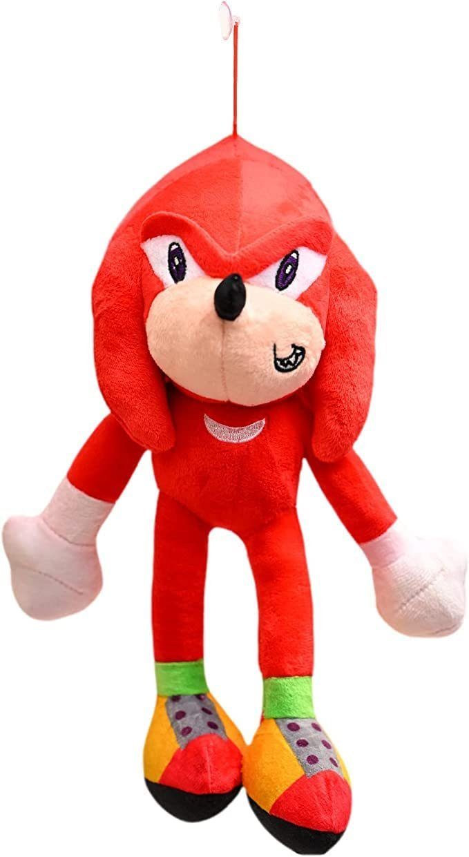 Wiztex Kuscheltier Sonic Plüschtiere Sonic Red Knuckle Stofftier Geschenk für Kinder DE
