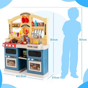 COSTWAY Spielküche 69 TLG. Kinderküche, für Kinder ab 3 Jahre