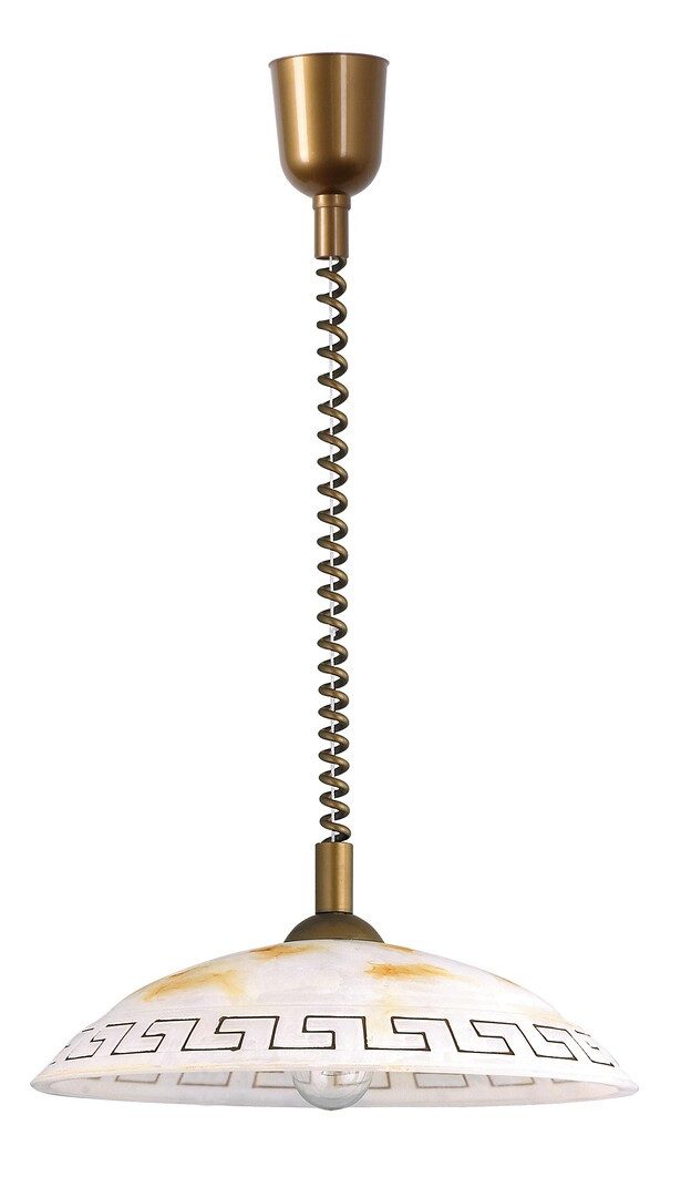 Rabalux Pendelleuchte "Etrusco" Kunststoff, bronze, rund, E27, ø400mm günstig online kaufen