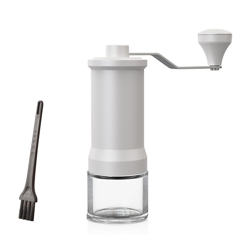 Coonoor Kaffeemühle Handkaffeemühle, manuelle Kaffeemühle mit Keramik-Kegelmahlwerk, 30-stufig einstellbar