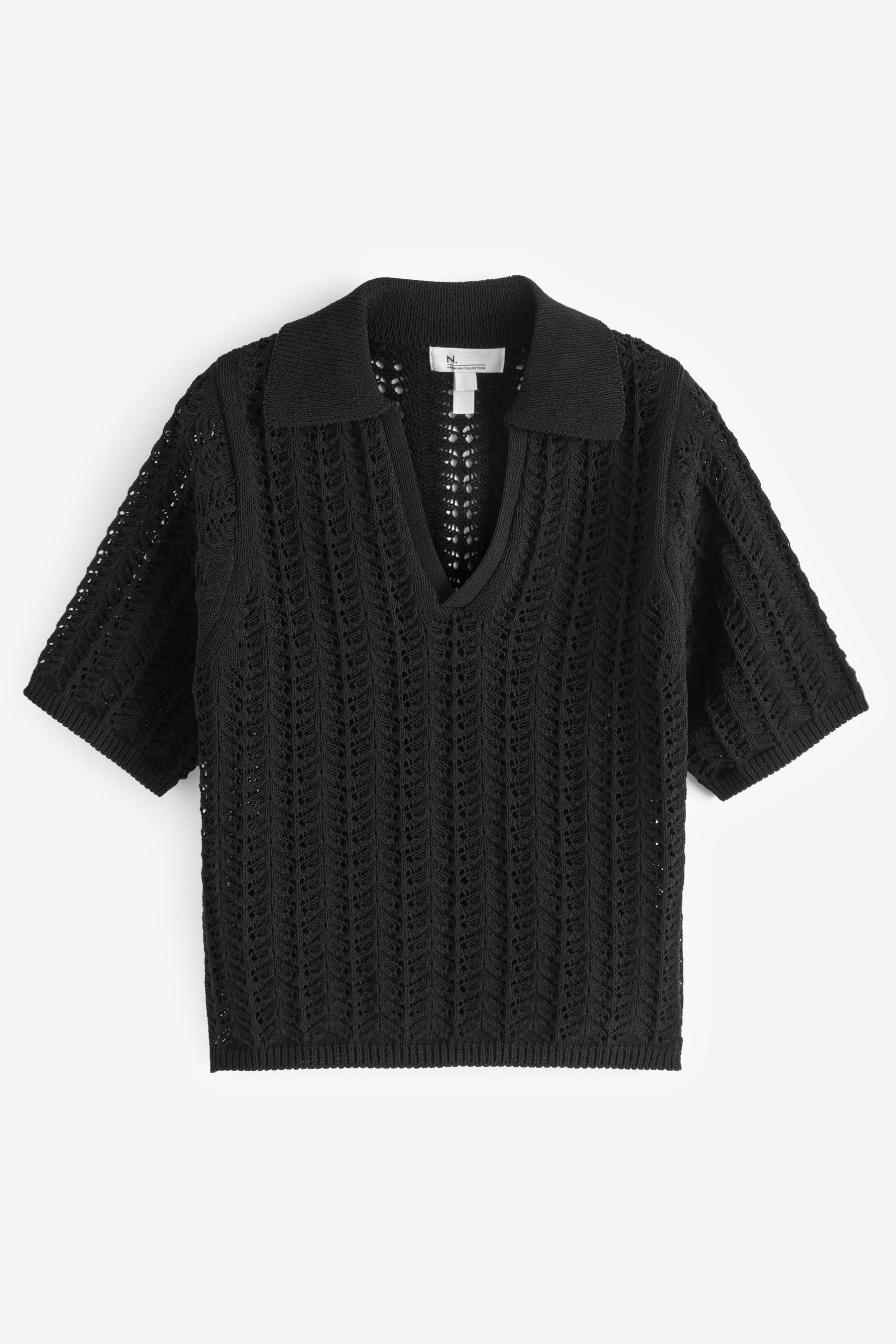 Next Poloshirt Premium Strickoberteil mit Polokragen günstig online kaufen