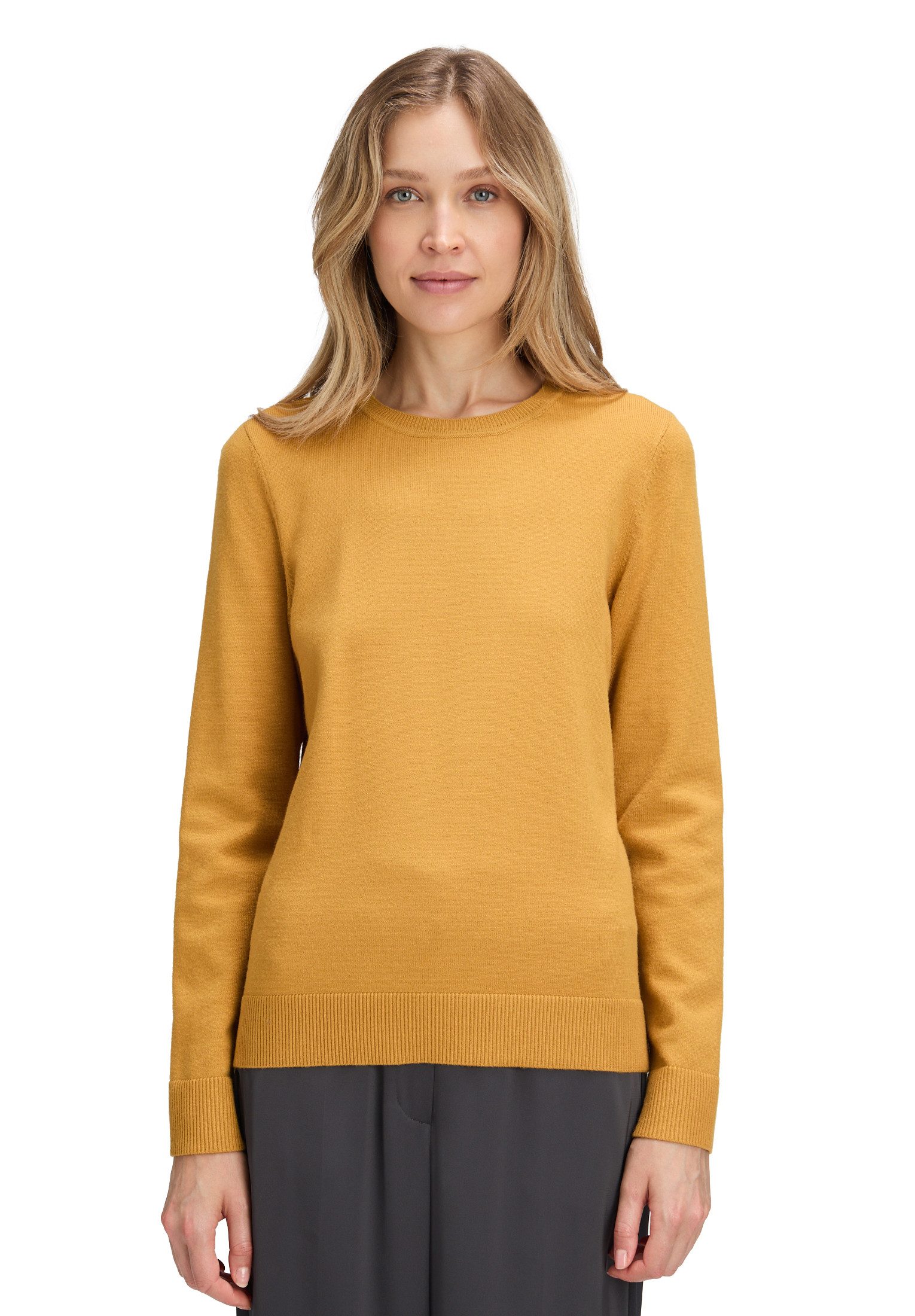 Betty Barclay Strickpullover Damen Basic-Strickpullover mit Rundhalsausschn günstig online kaufen