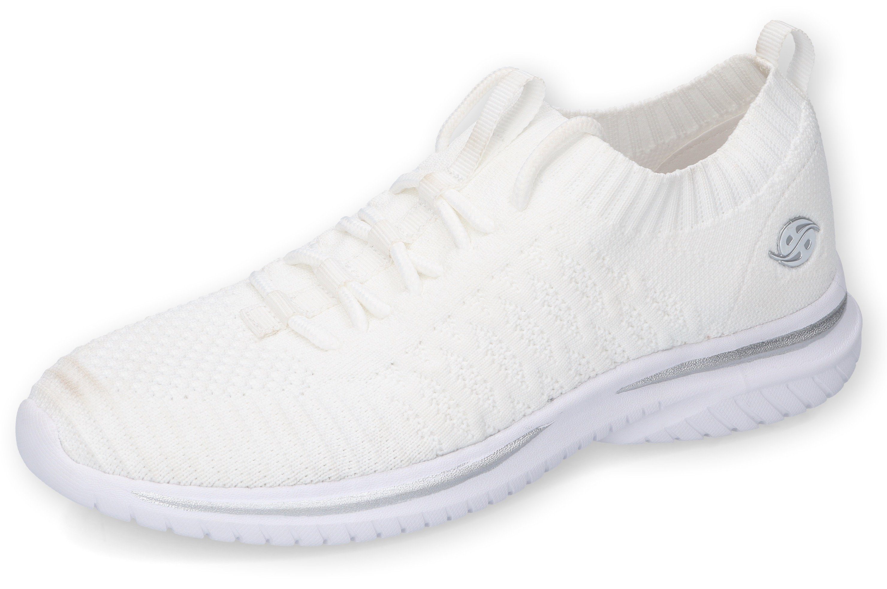 Dockers by Gerli Slip-On Sneaker mit ultraleichter Sohle weiß