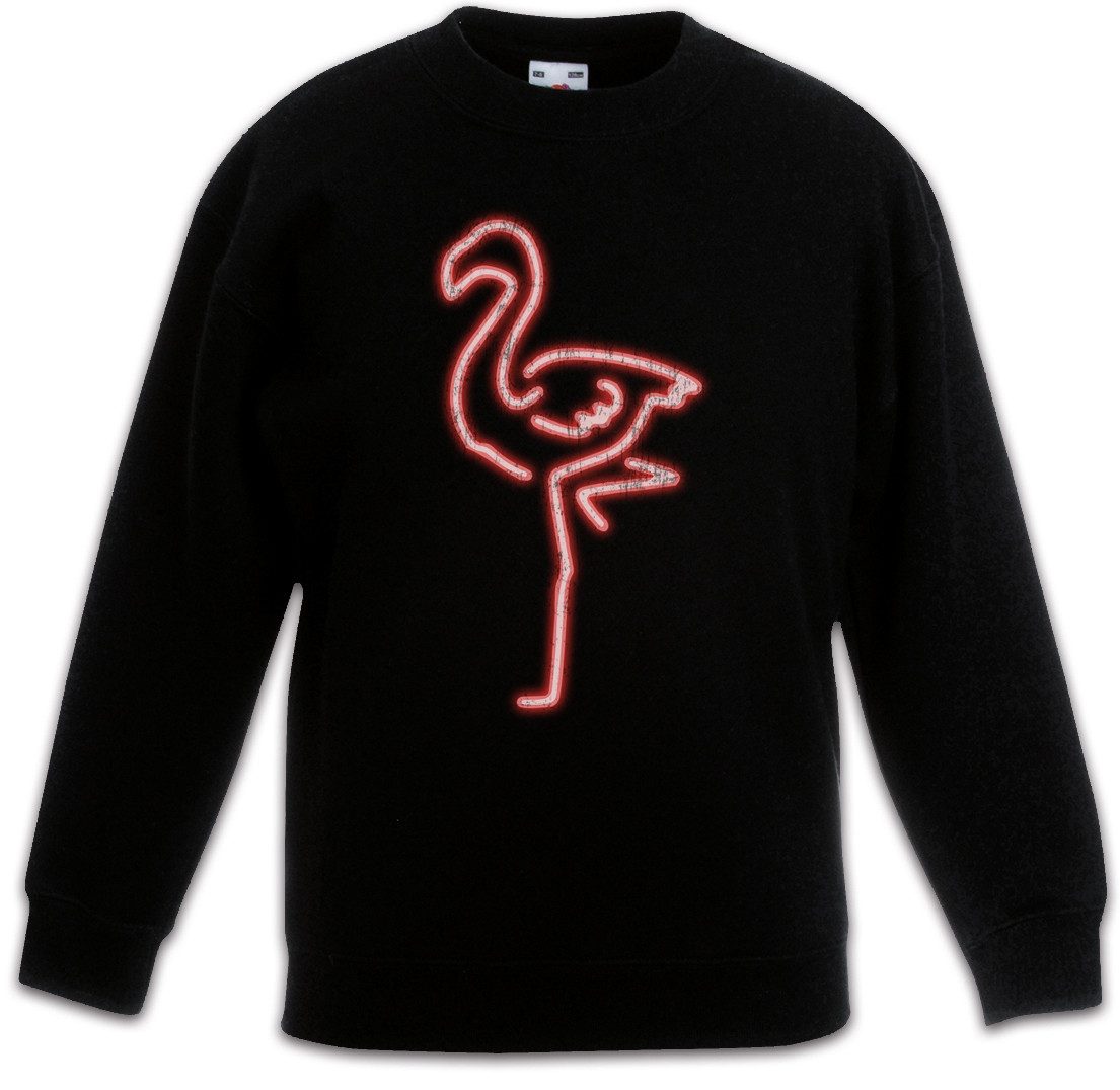Sweatshirt Neon Flamingo Kinderpullover Herz Love Liebe Unicorn Vogel Einhorn