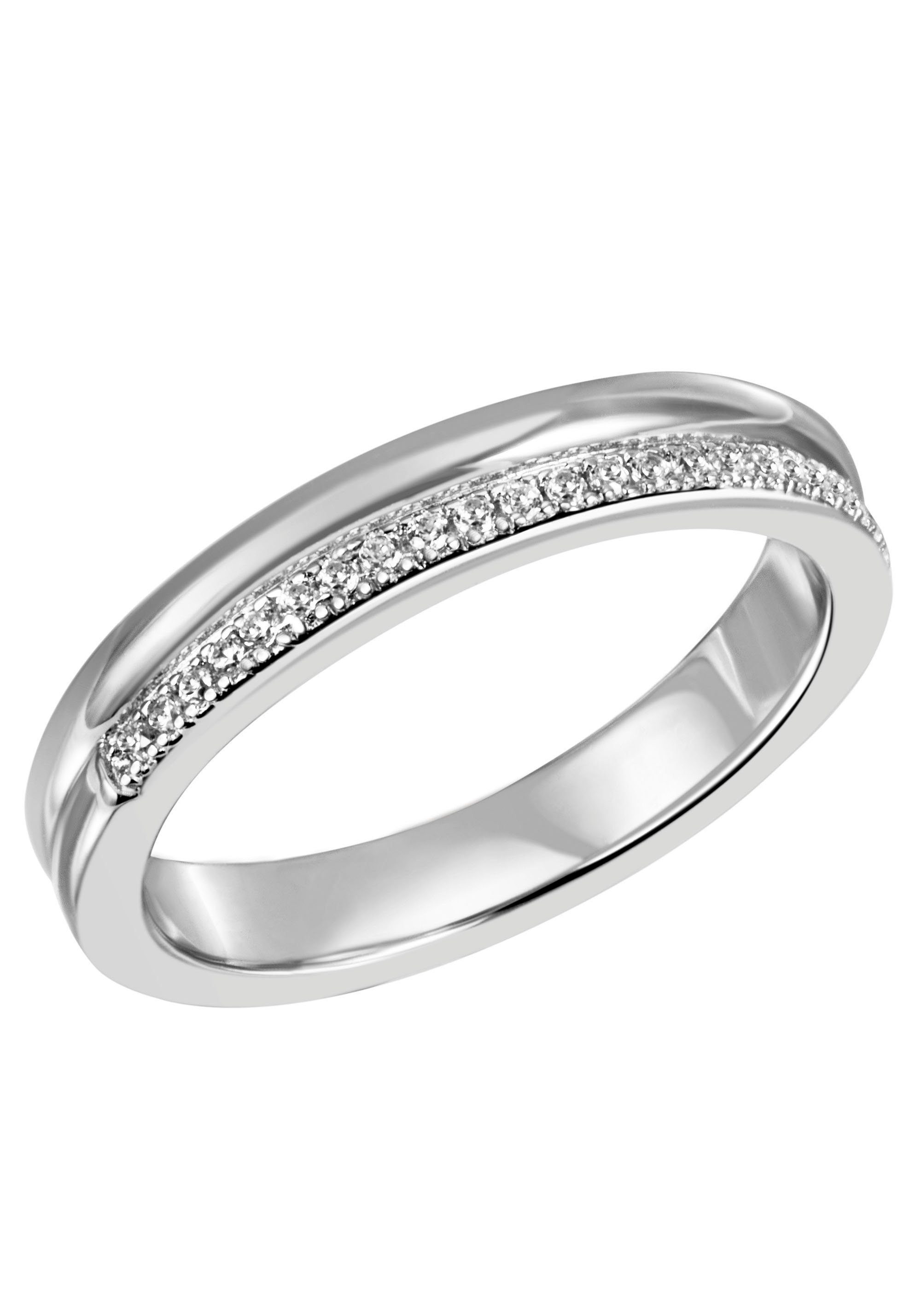 Firetti Fingerring Schmuck Geschenk Silber 925 Silberring Fancy, mit Zirkonia (synth)