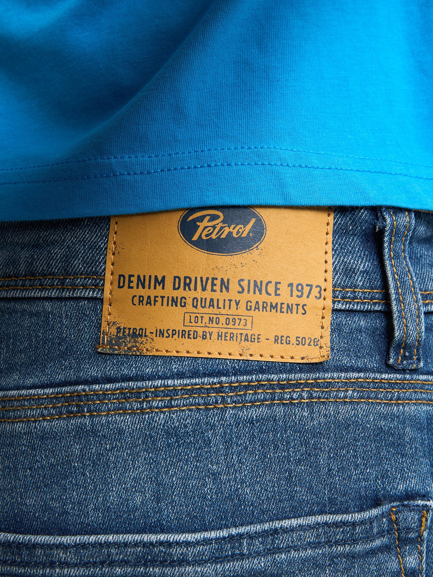 Petrol Industries Tapered-fit-Jeans im Five-Pocket Style
