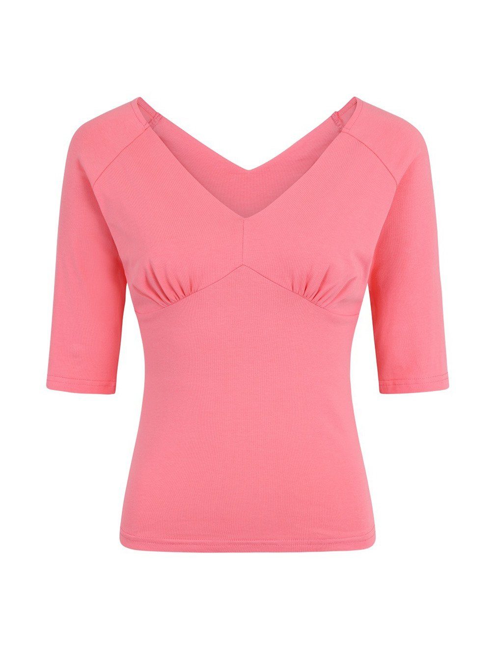 Banned Shirttop Betty Koralle Retro Vintage Oberteil Rockabilly