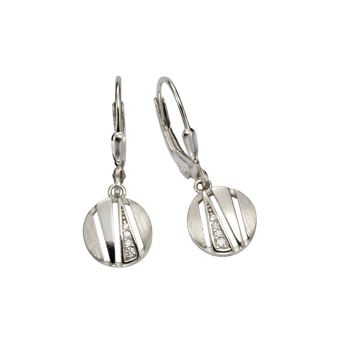 Vivance Paar Ohrhänger 925 Silber rhodiniert 8x Zirkonia günstig online kaufen