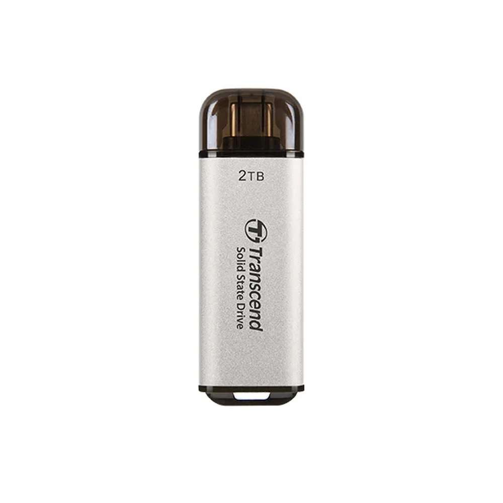 Transcend Transcend ESD300 2 TB USB Typ-C Silber externe HDD-Festplatte