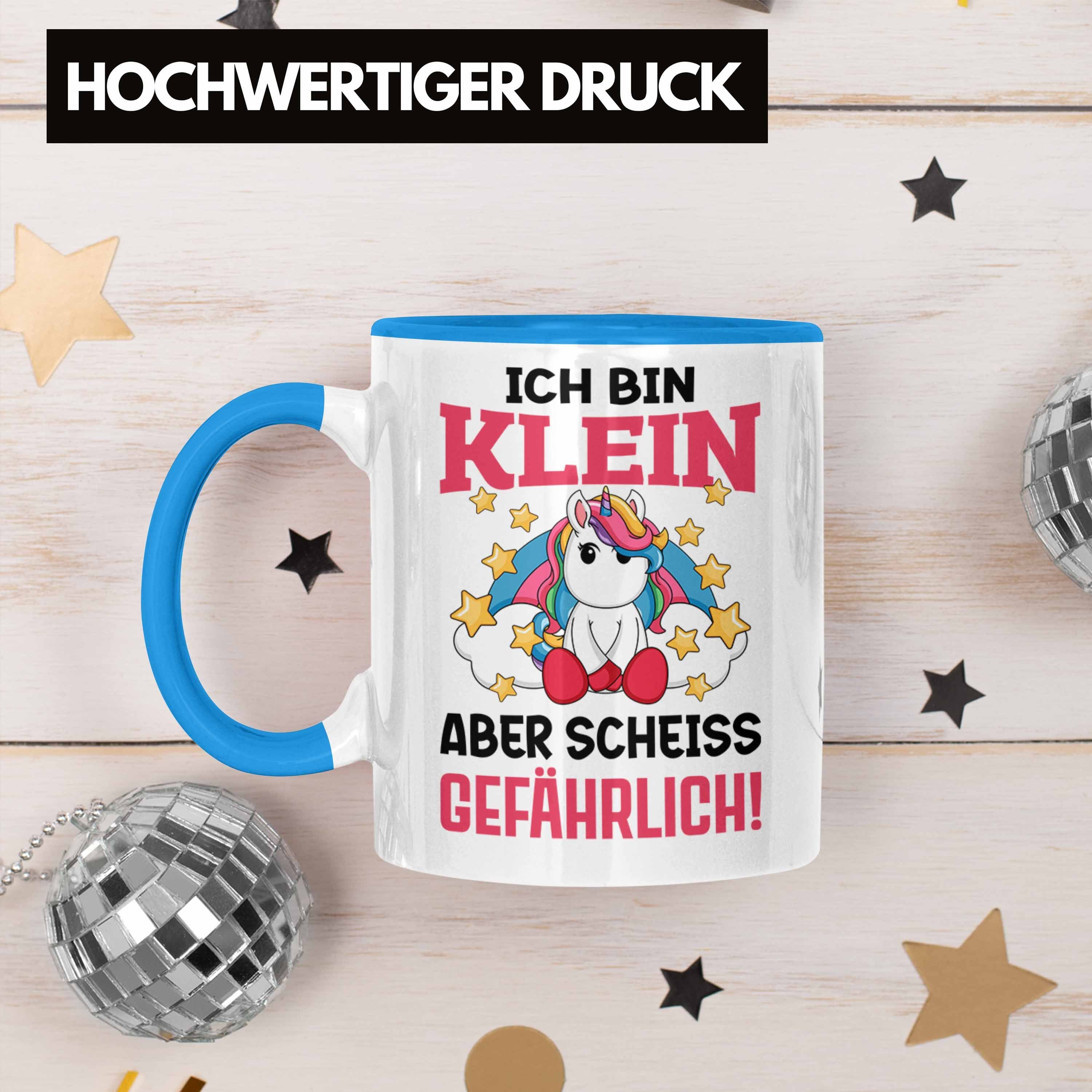 Blau Gefährlich Einhorn - Einhornfans Klein Trendation Lustige Trendation Spruch Aber Sch Tasse Geschenkidee Tasse mit