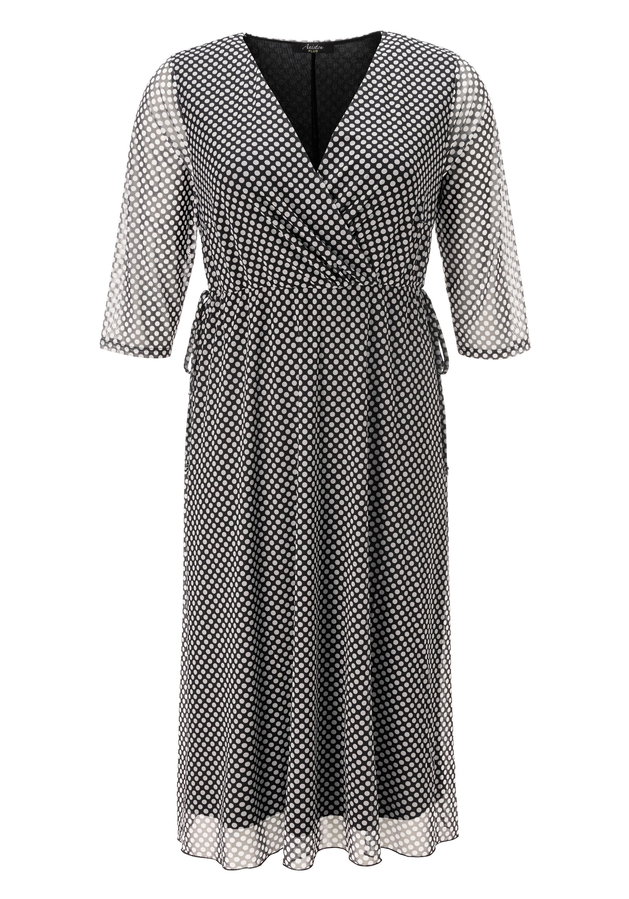 Aniston PLUS Meshkleid in Wickeloptik - NEUE KOLLEKTION – Bild 5 von 5