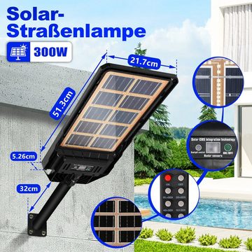 Clanmacy LED Solarleuchte Straßenlaterne Solar Garten mit Bewegungsmelder LED Wandleuchte