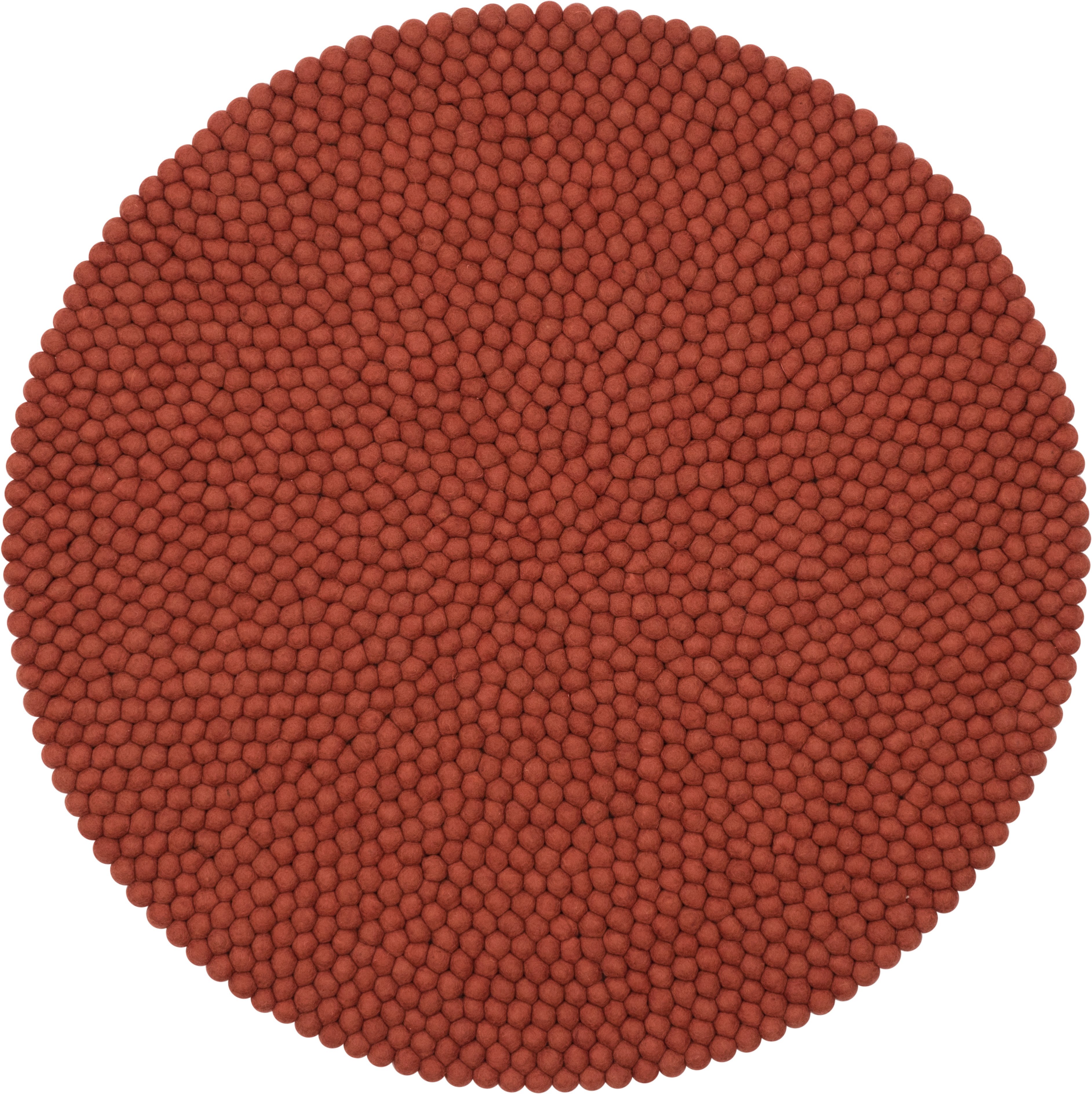 myfelt Wollteppich Lora Filzkugelteppich rund, 100% reine Schurwolle, in ve günstig online kaufen