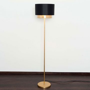 Holländer Stehlampe Mattia Rund Eisen Gold-Schwarz gold, schwarz