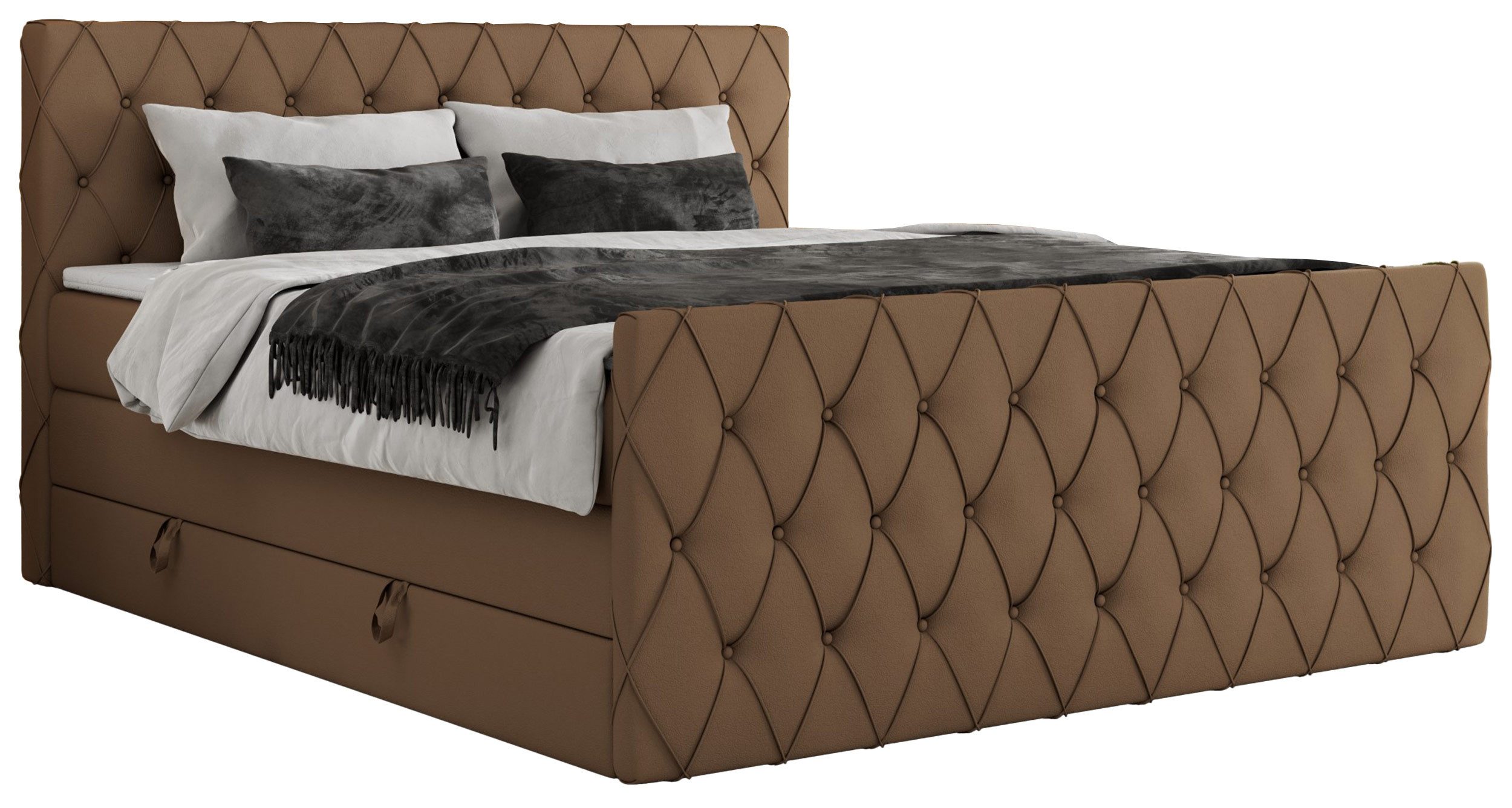 MKS MÖBEL Boxspringbett MIREN KING DUO günstig online kaufen