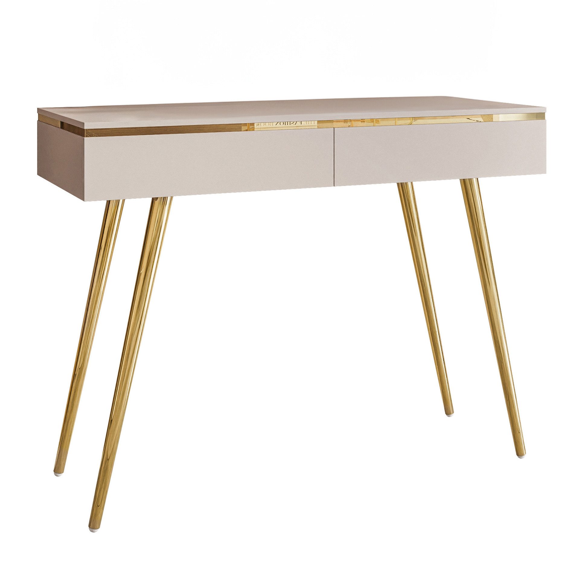 Lookway Konsolentisch AURORA-S Konsole mit Schubladen Kaschmir Stehend günstig online kaufen