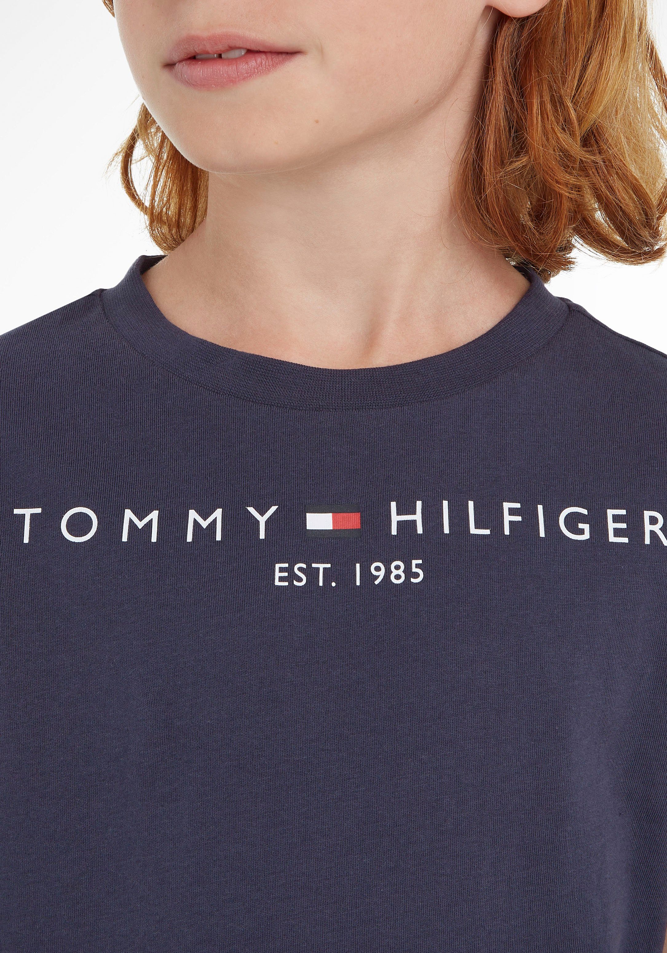 Hilfiger Jungen für Tommy T-Shirt und ESSENTIAL TEE Mädchen