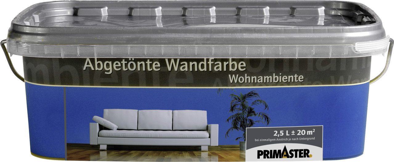 Primaster Wandfarbe Primaster Wandfarbe Wohnambiente 2,5 L meerblau. € 27,29, (€ 10,92 pro 1 l).