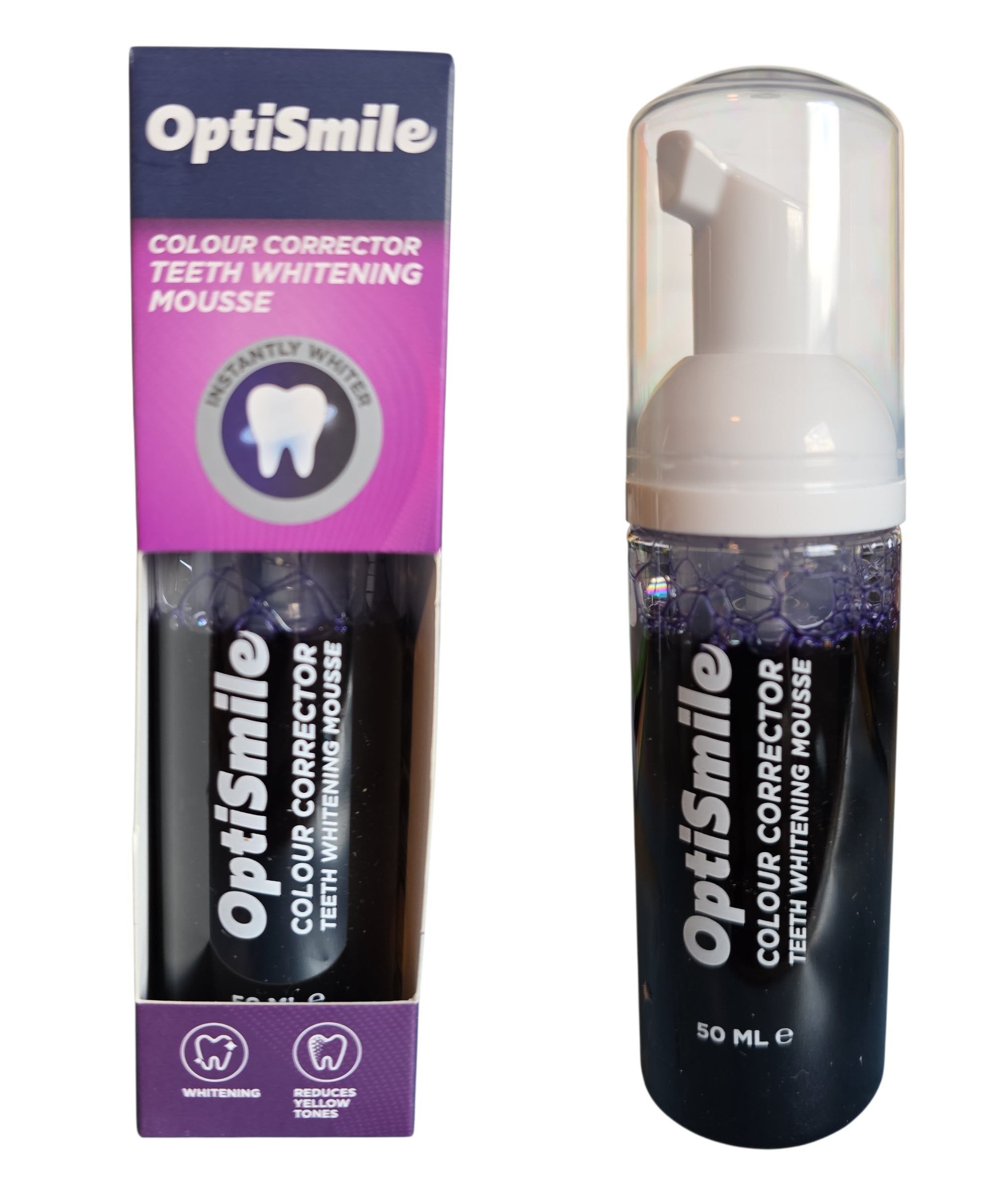 OptiSmile Zahnbleaching-Schaum Teeth Whitening Mousse Zahnaufheller 50 ml