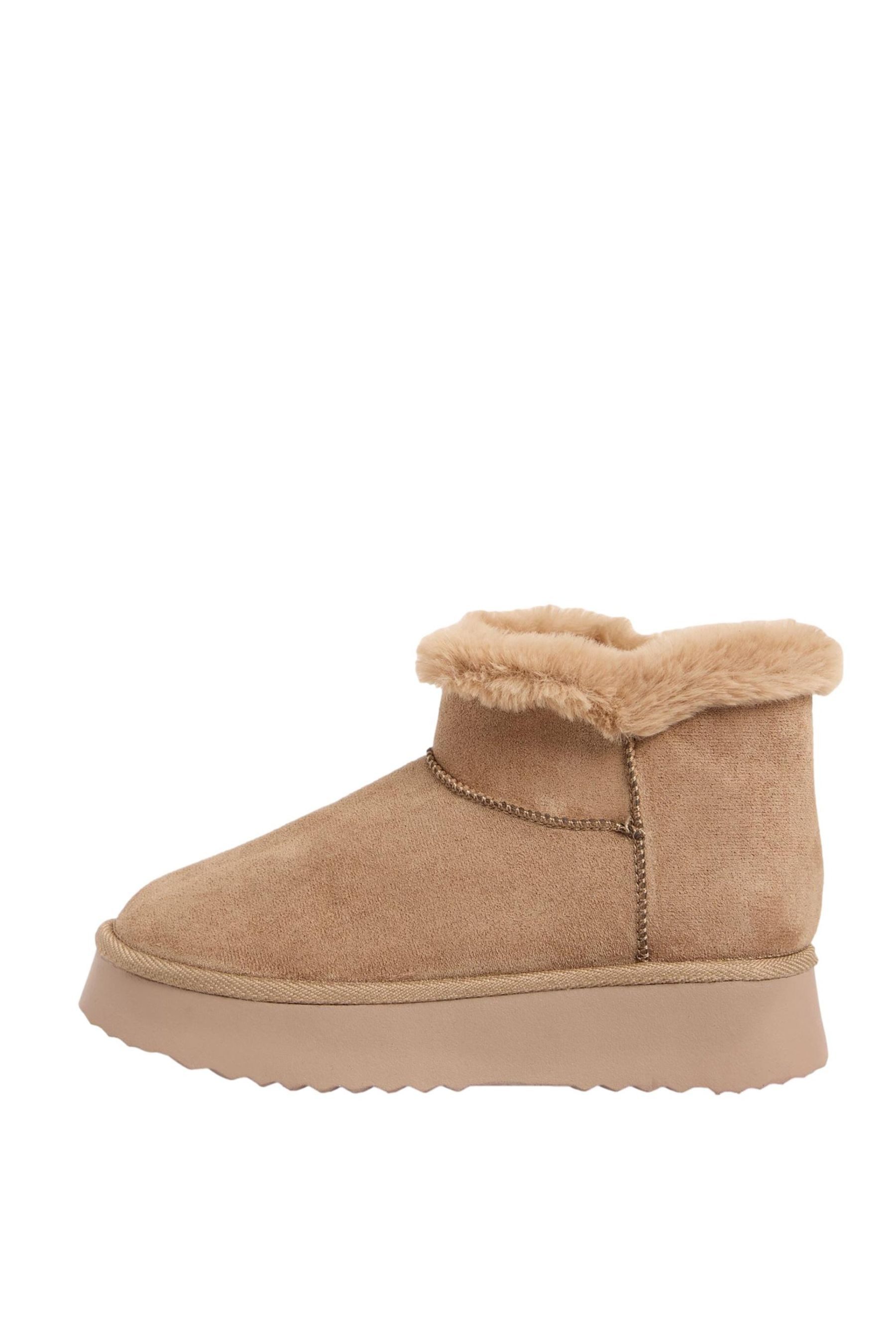 Friends Like These Friends Like These Stiefeletten aus Teddyfell Stiefelette