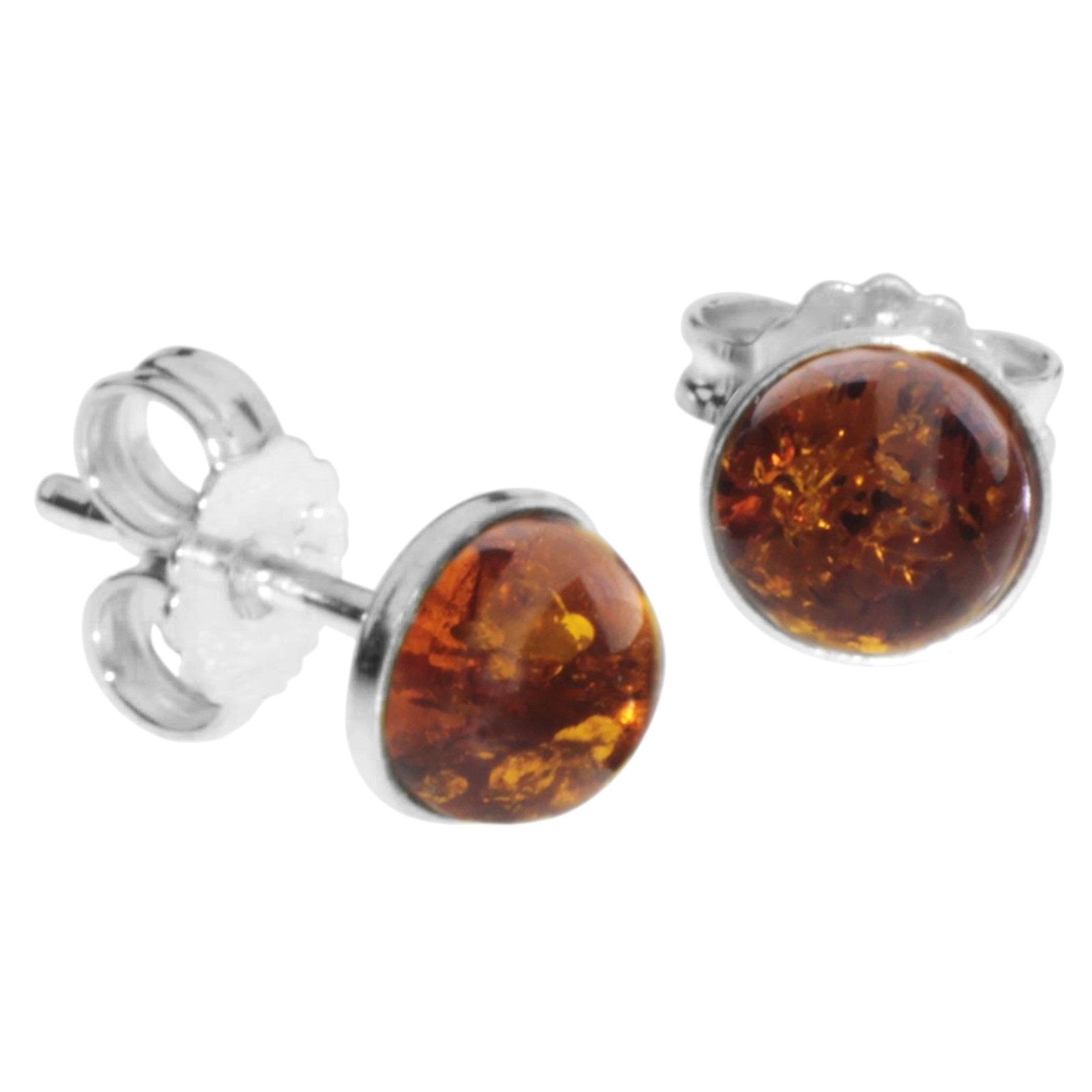 Paar Ohrstecker Ostsee-Schmuck Ohrstecker Classic 6 mm Ohrstecker Classic 6 mm