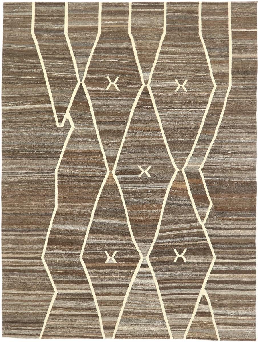 Orientteppich Kelim Berber Design 258x345 Handgewebter Moderner Orientteppich, Nain Trading, rechteckig, Höhe: 3 mm