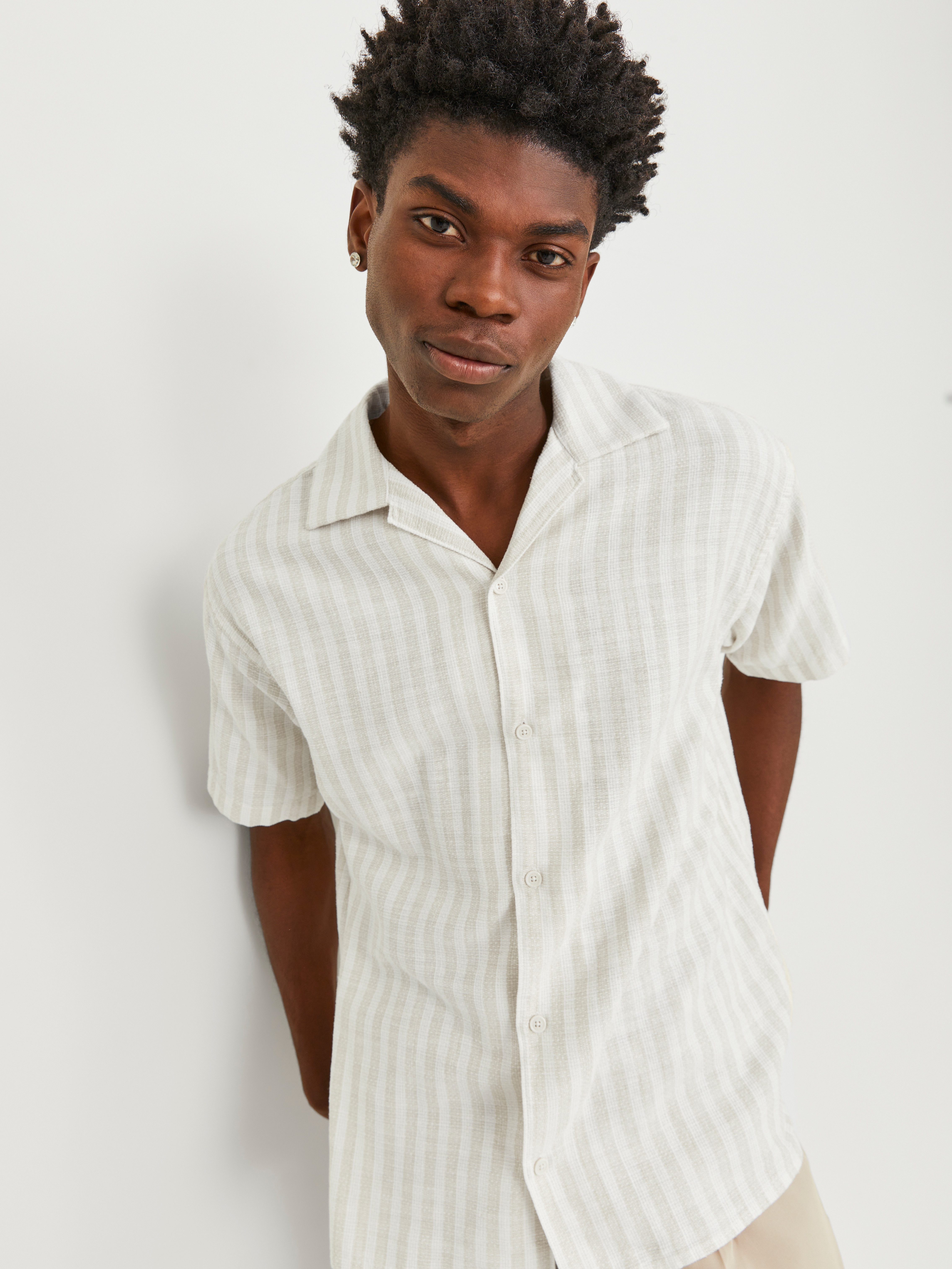 Jack & Jones Kurzarmhemd JORCOBA STRIPE RESORT SHIRT SS SN günstig online kaufen