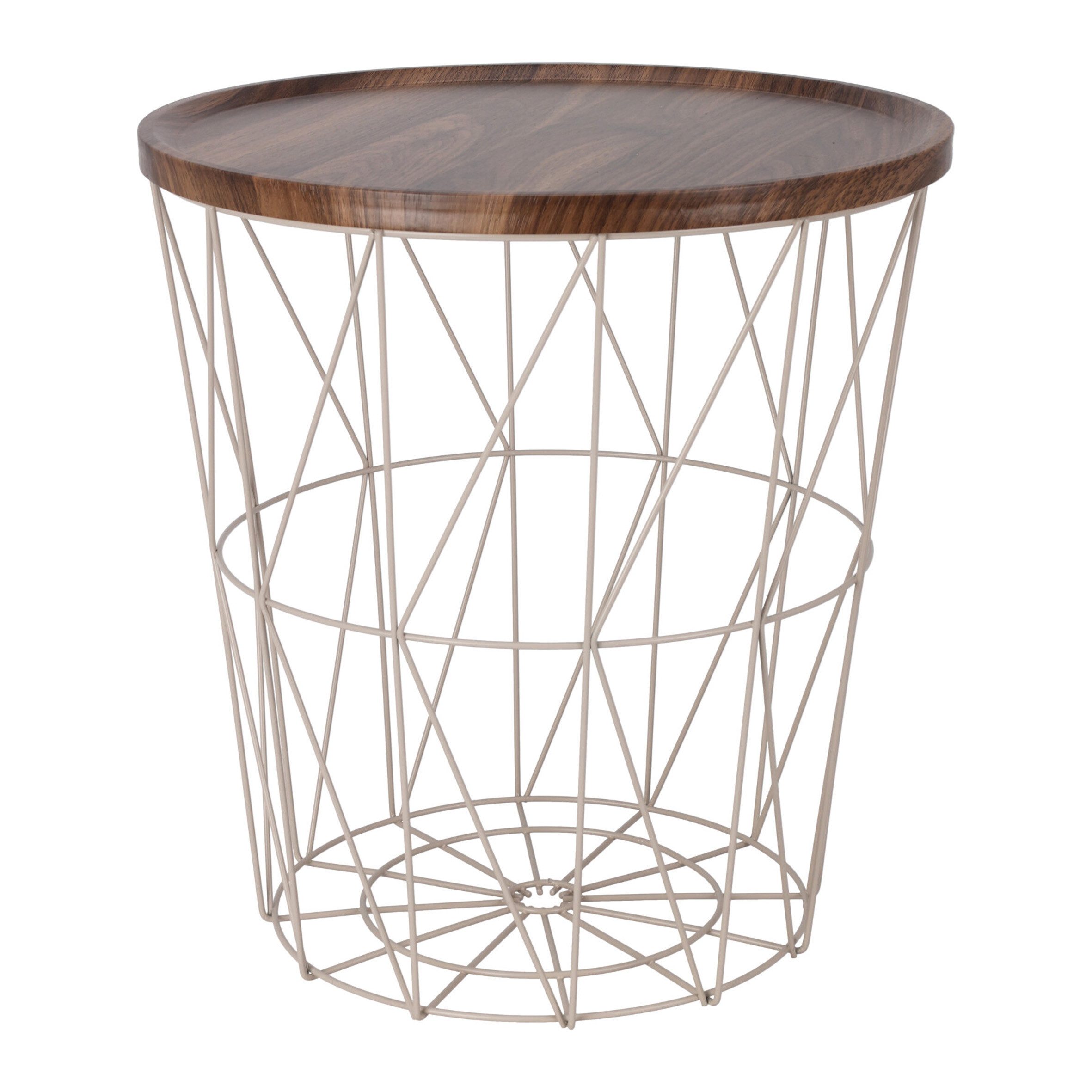 Spetebo Beistelltisch Metall Gitterkorb Beistelltisch (Anzahl, 1-St., Stück günstig online kaufen