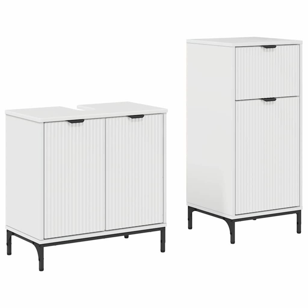 vidaXL Badezimmer-Set Badezimmermöbel Set 2 pcs günstig online kaufen