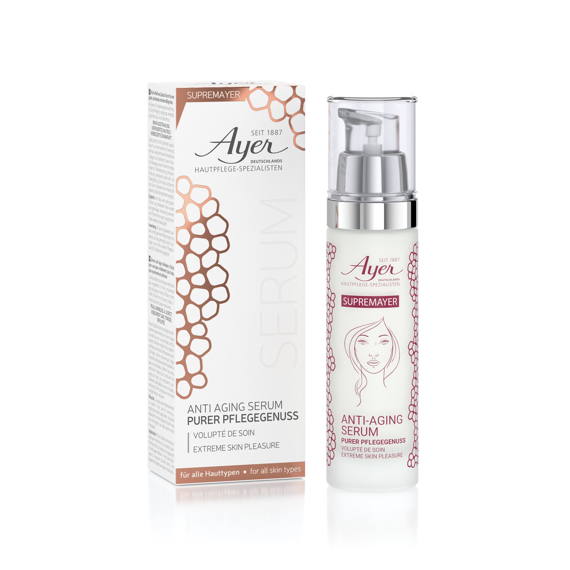 Ayer Anti-Falten-Serum AYER Supremayer Extreme Skin Pleasure Serum 50 ml