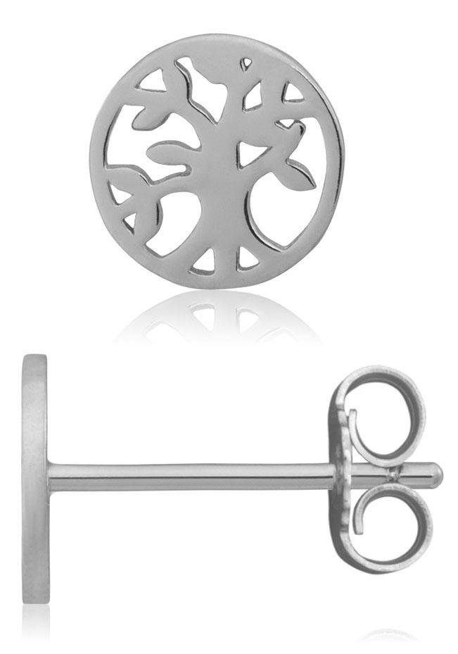 Firetti Paar Ohrstecker Schmuck Geschenk Silber 925 Ohrschmuck Lebensbaum