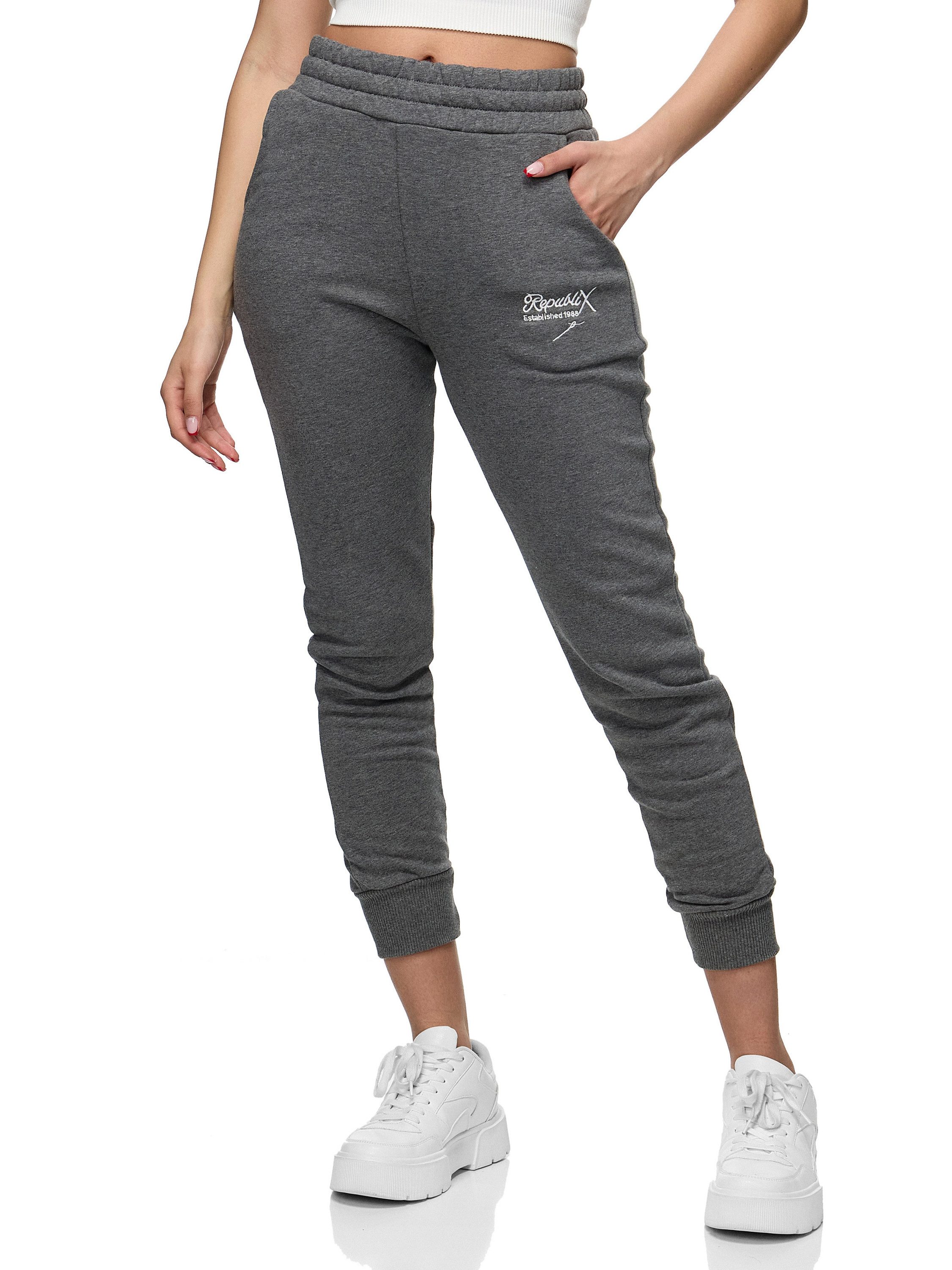 REPUBLIX Jogginghose BREE Damen Jogger Sporthose Jogging Sweat Pants günstig online kaufen