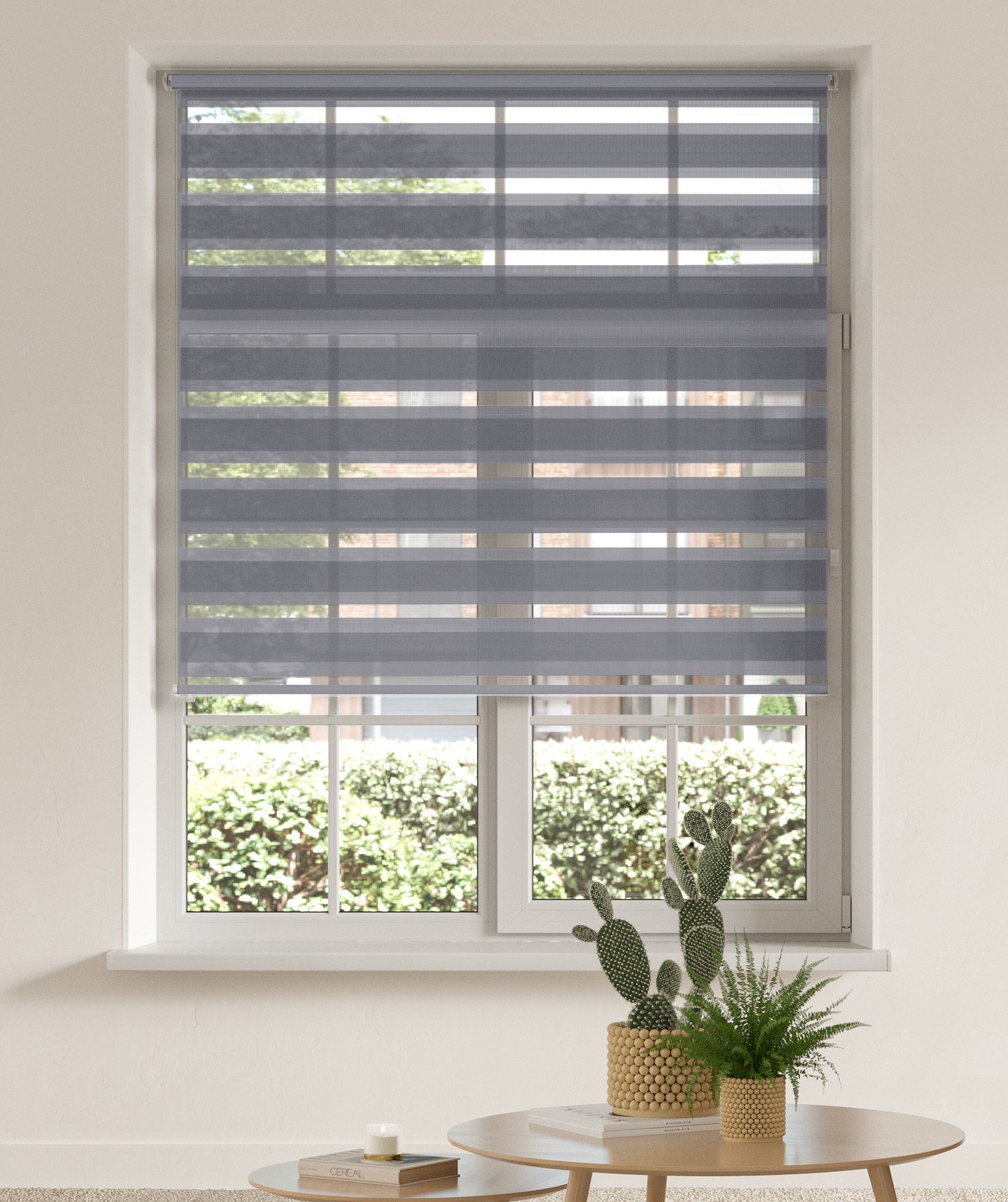 Doppelrollo MARANO, OTTO home, Lichtschutz, ohne Bohren, freihängend, Klemmfix, Rollo, Fixmaß, Bestseller mit Klemmträgern, für Fenster & Tür