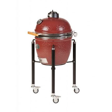 MONOLITH Keramikgrill Monolith Keramikgrill Junior PRO-Serie 2.0 Rot Ø 33 cm Grillrost