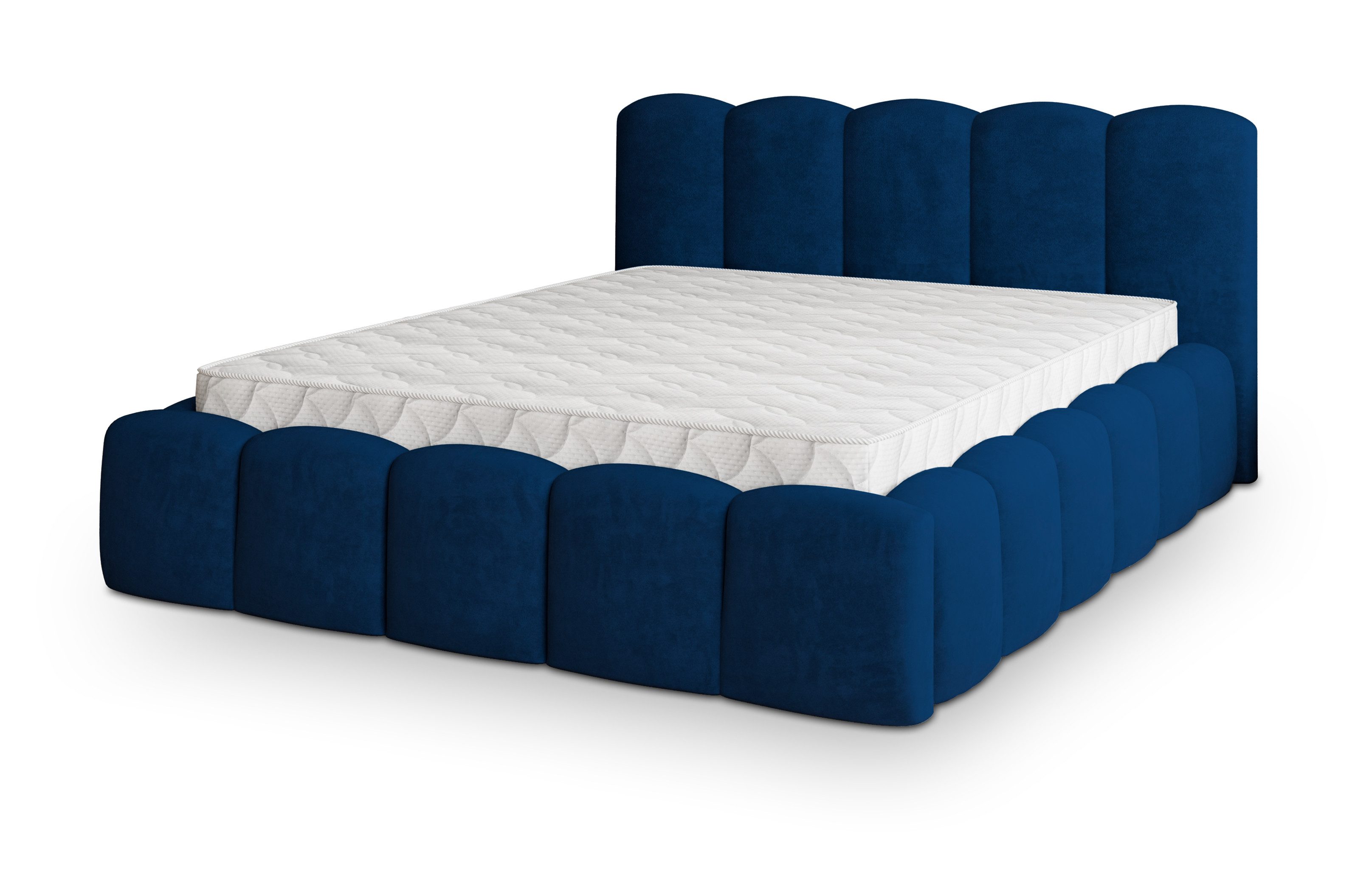 Masseno Boxbett FALINA 180x200 cm blau