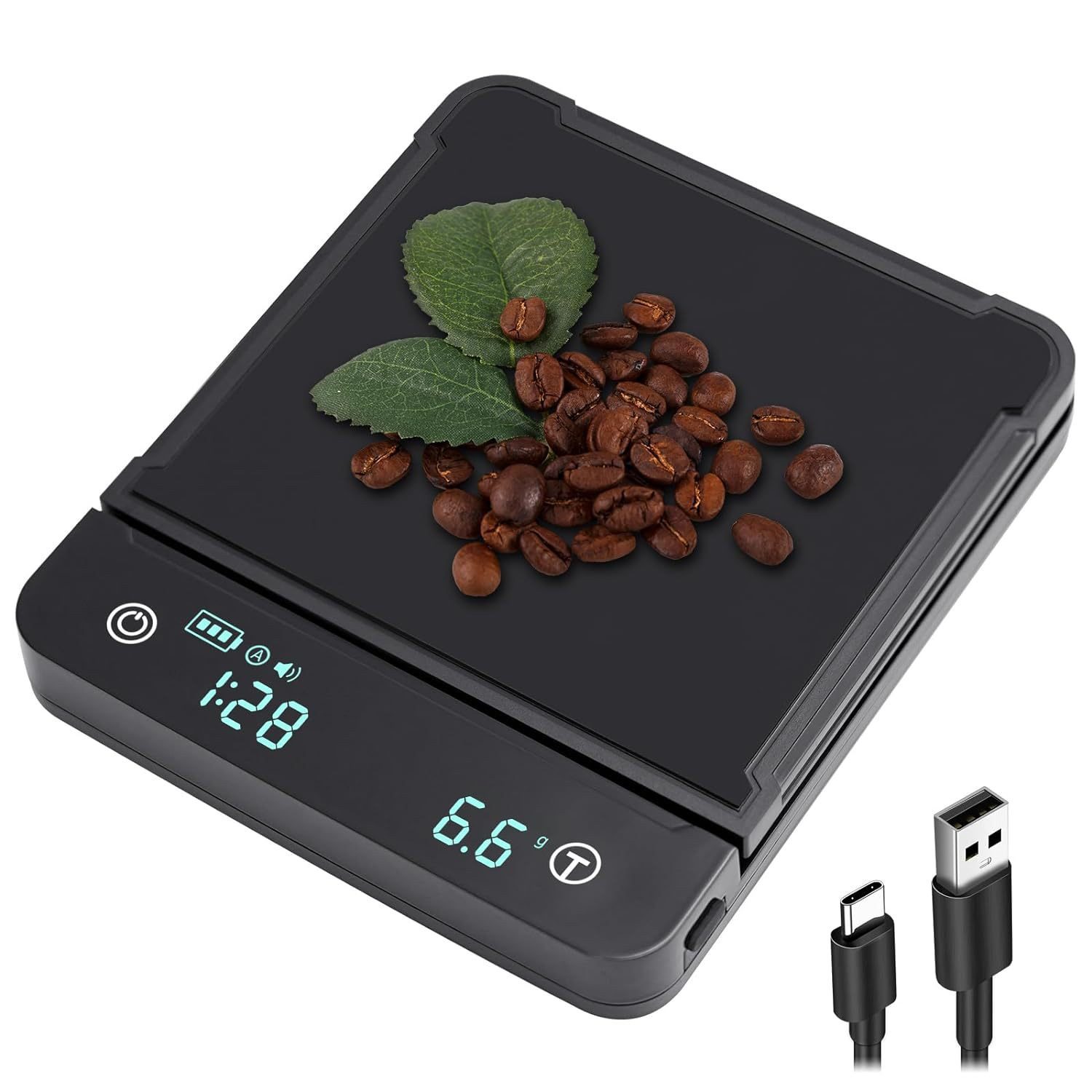 Präzisions-Küchenwaage 3 Kg/0,1 G - Elektronisch Mit LCD Display