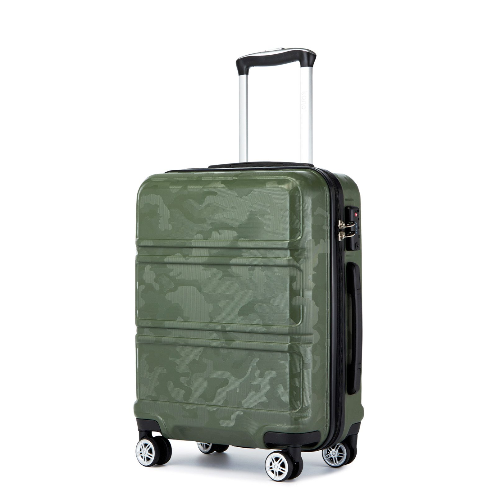 KONO Hartschalen-Trolley mit TSA-Schloss - Reisekoffer günstig online kaufen