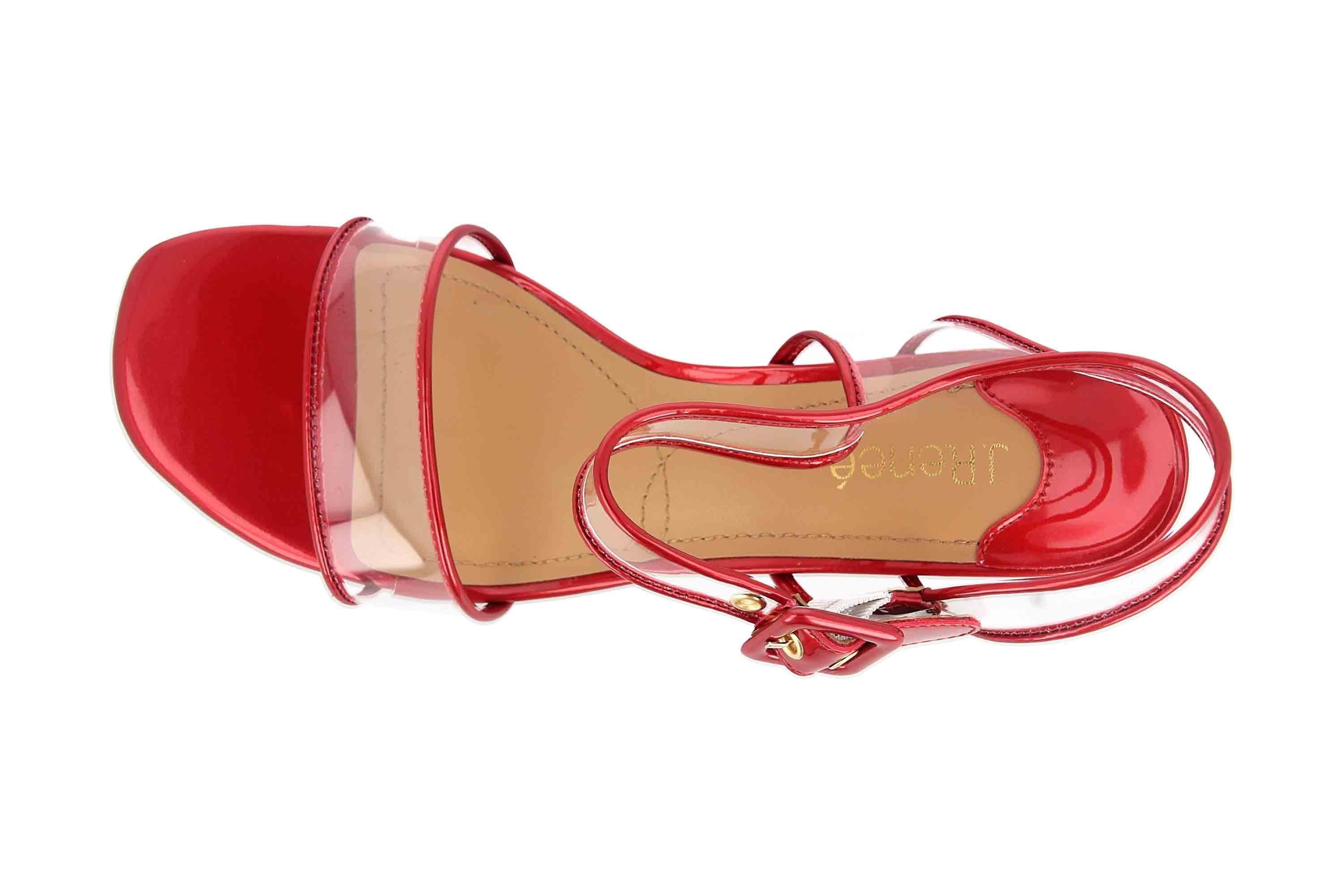 Red Sandalette Florencio Patent J.Reneé