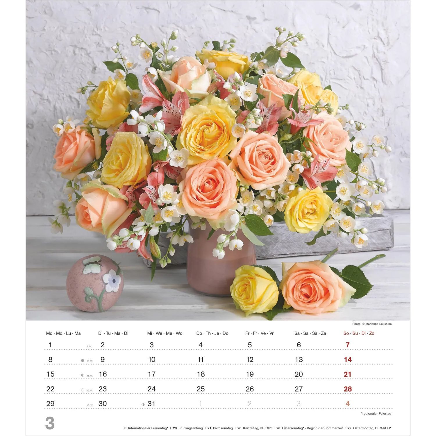 Wandkalender Der Duft der Rosen 2027 – Bild 3 von 5