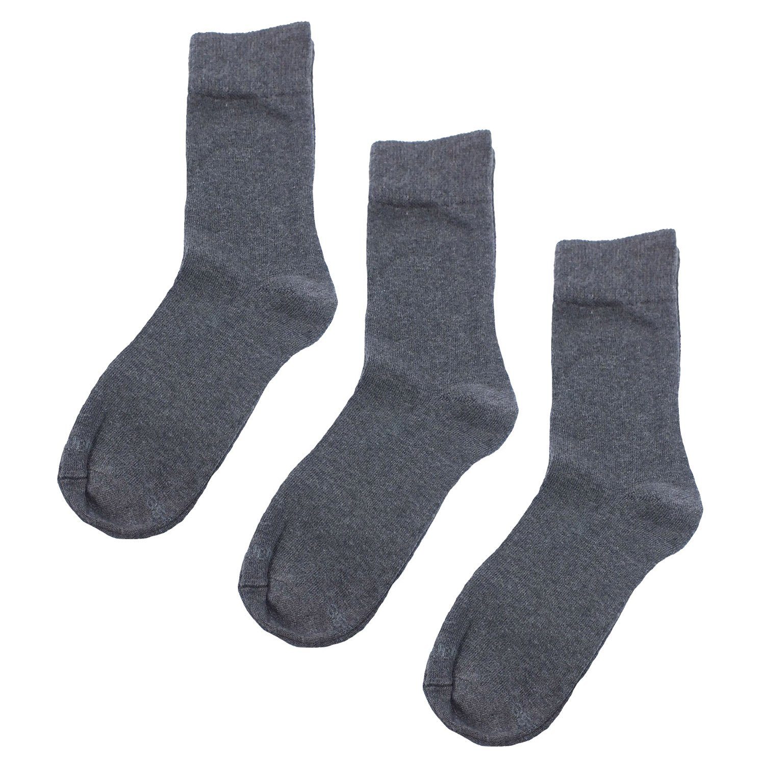 s.Oliver Langsocken S20022 (Packung, 3-Paar, 3 Paar) Herren & Damen Socken robuste Unisex-Socken 08 anthracite