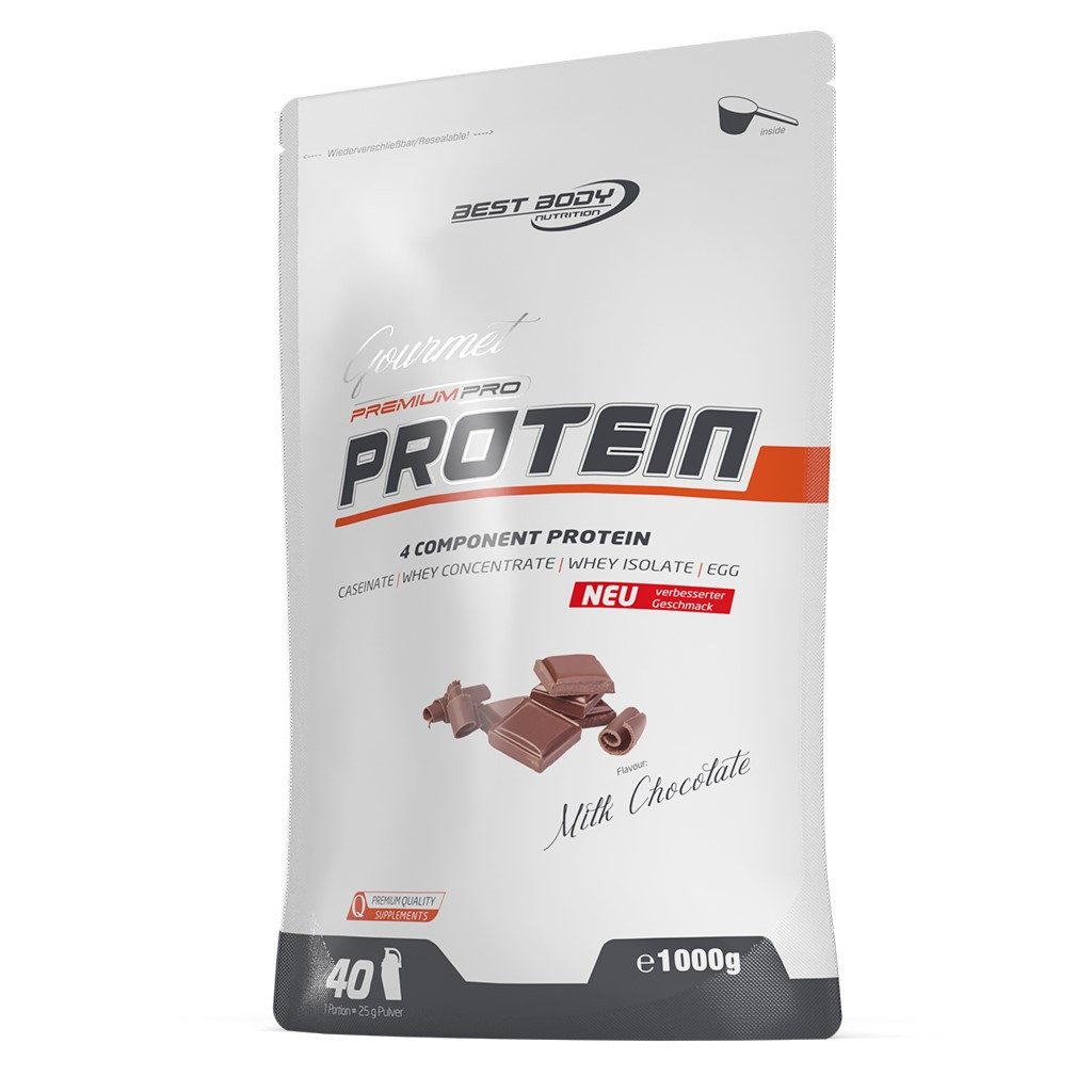 Best Body Nutrition Gourmet Premium Pro Protein - 1000 g Zipp-Beutel Pulver, 1000 g